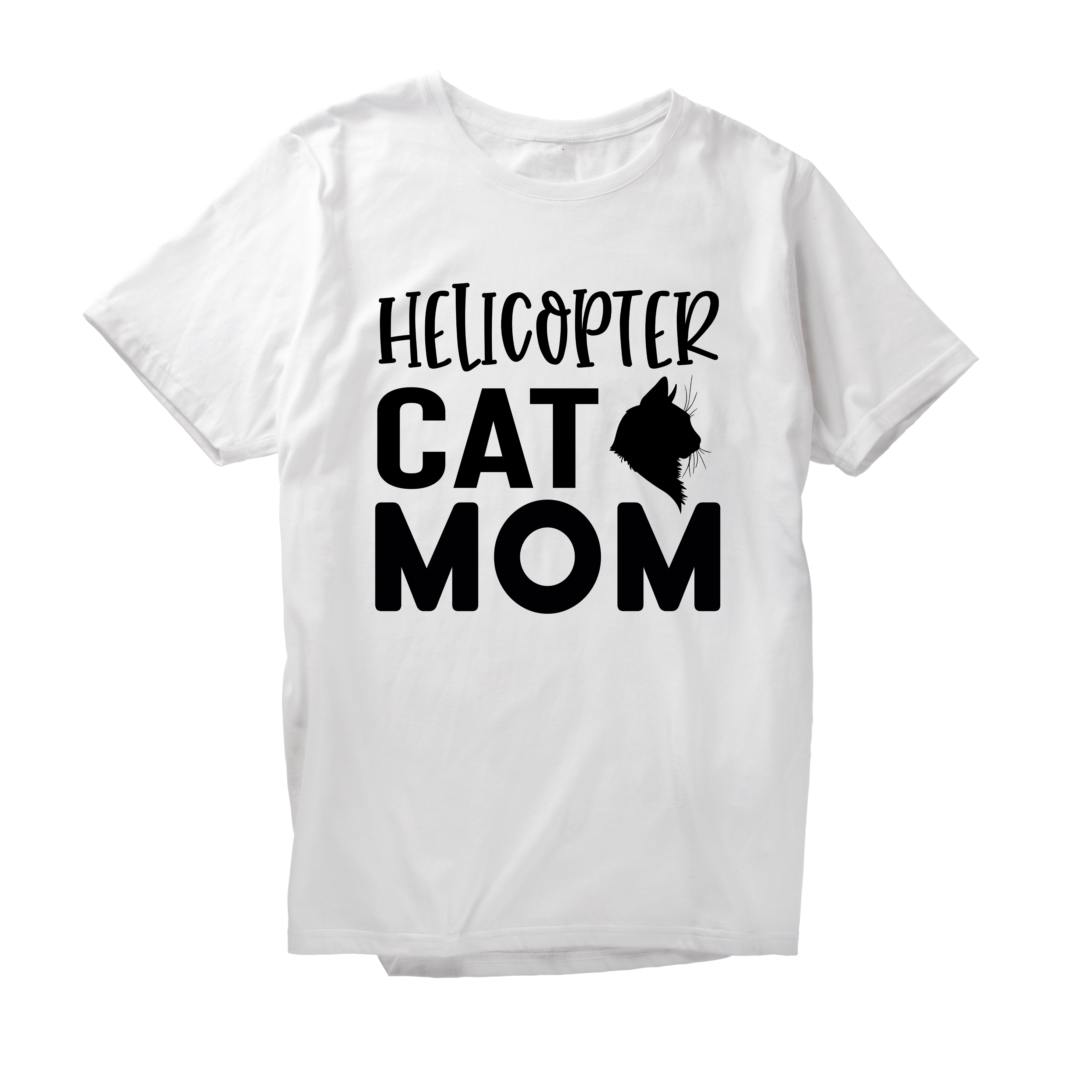 Alfaq Helicopter cat mom T-Shirt