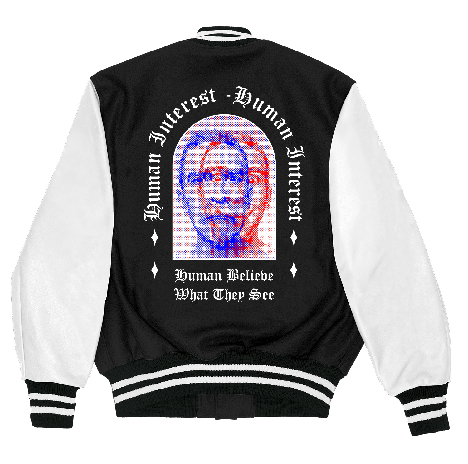 Alfaq Human Beliebe Varsity jacket