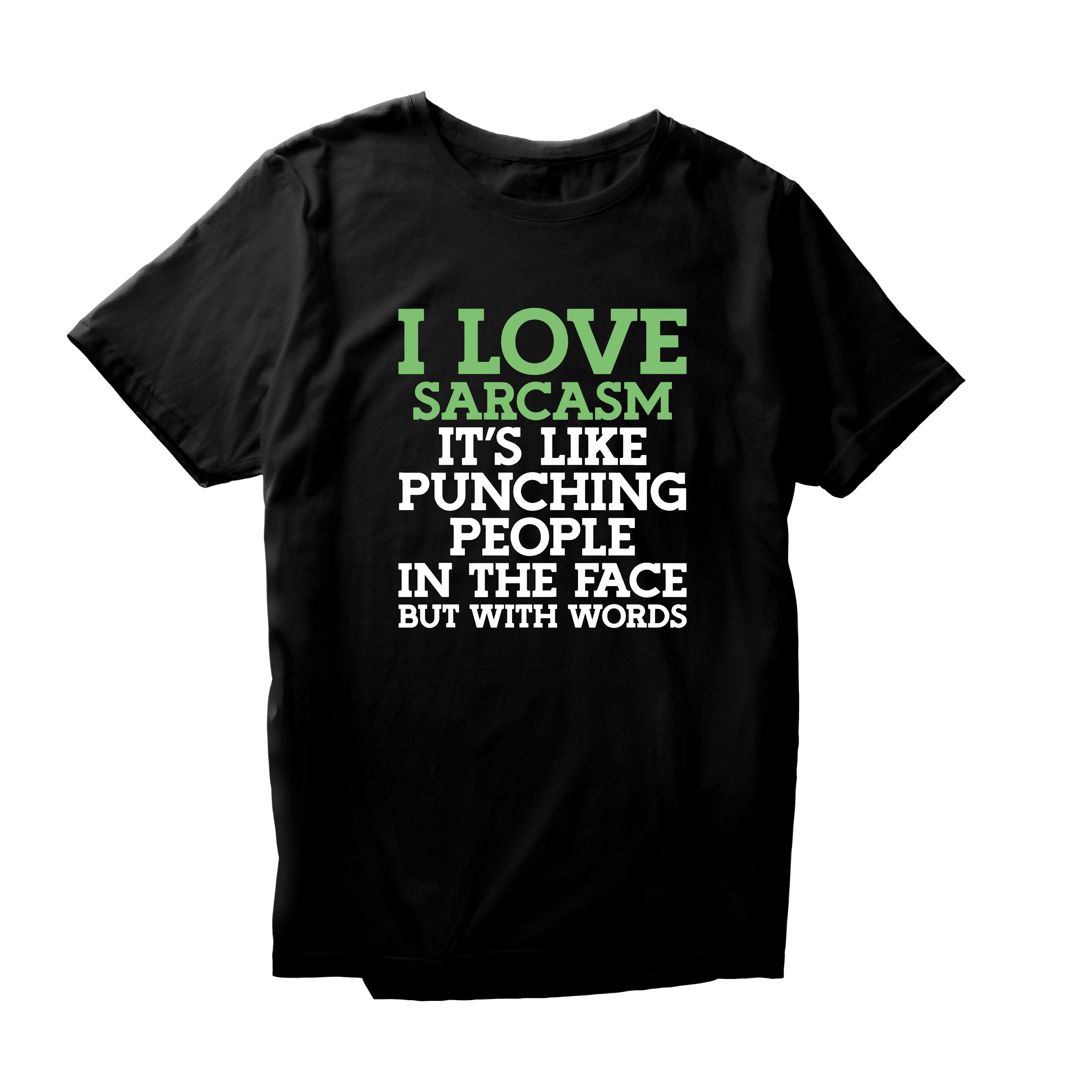 Alfaq I Love Sarcasm It's Like Punching People T-Shirt