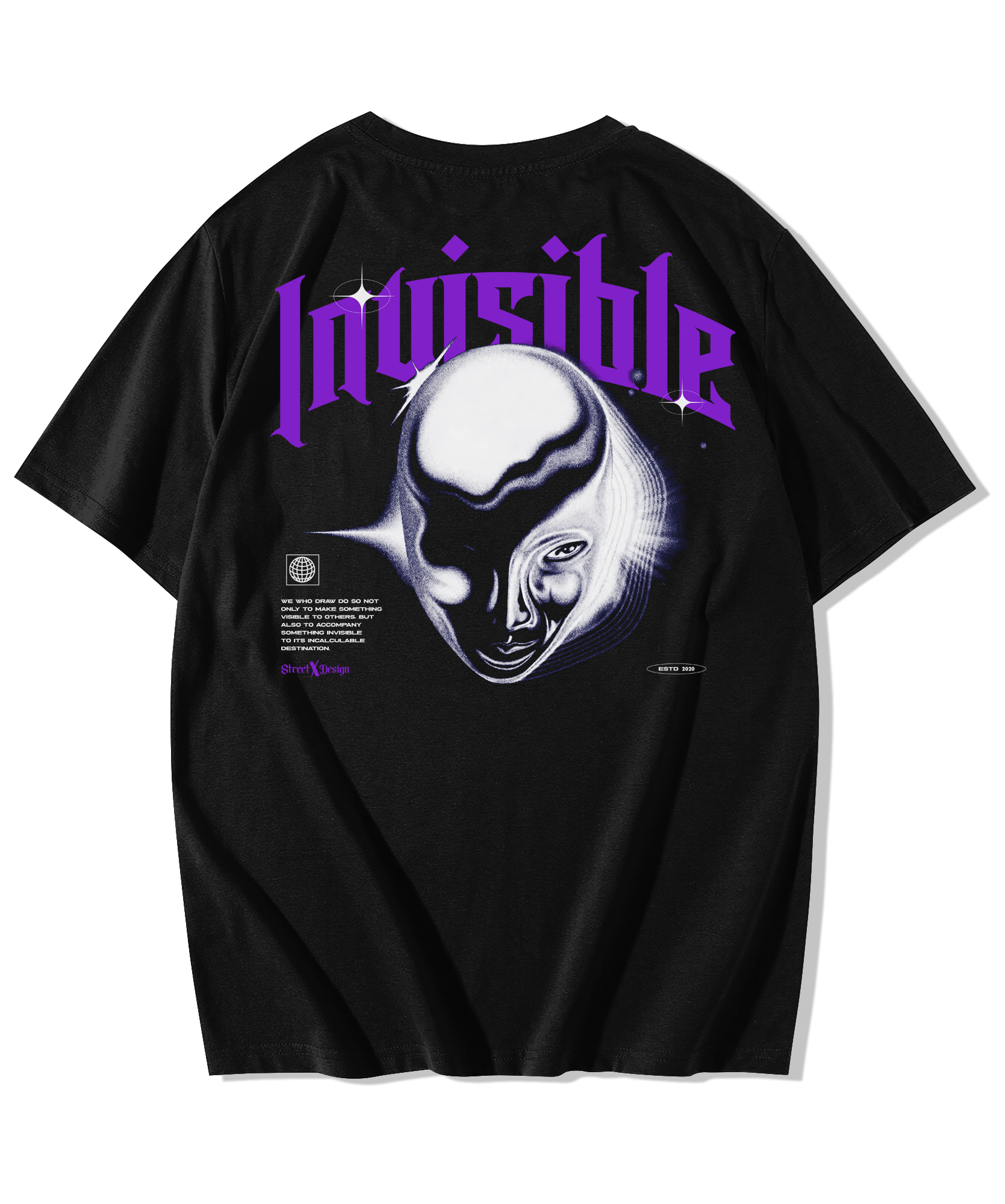 Alfaq Invisible Oversized T-Shirt - Alfaq