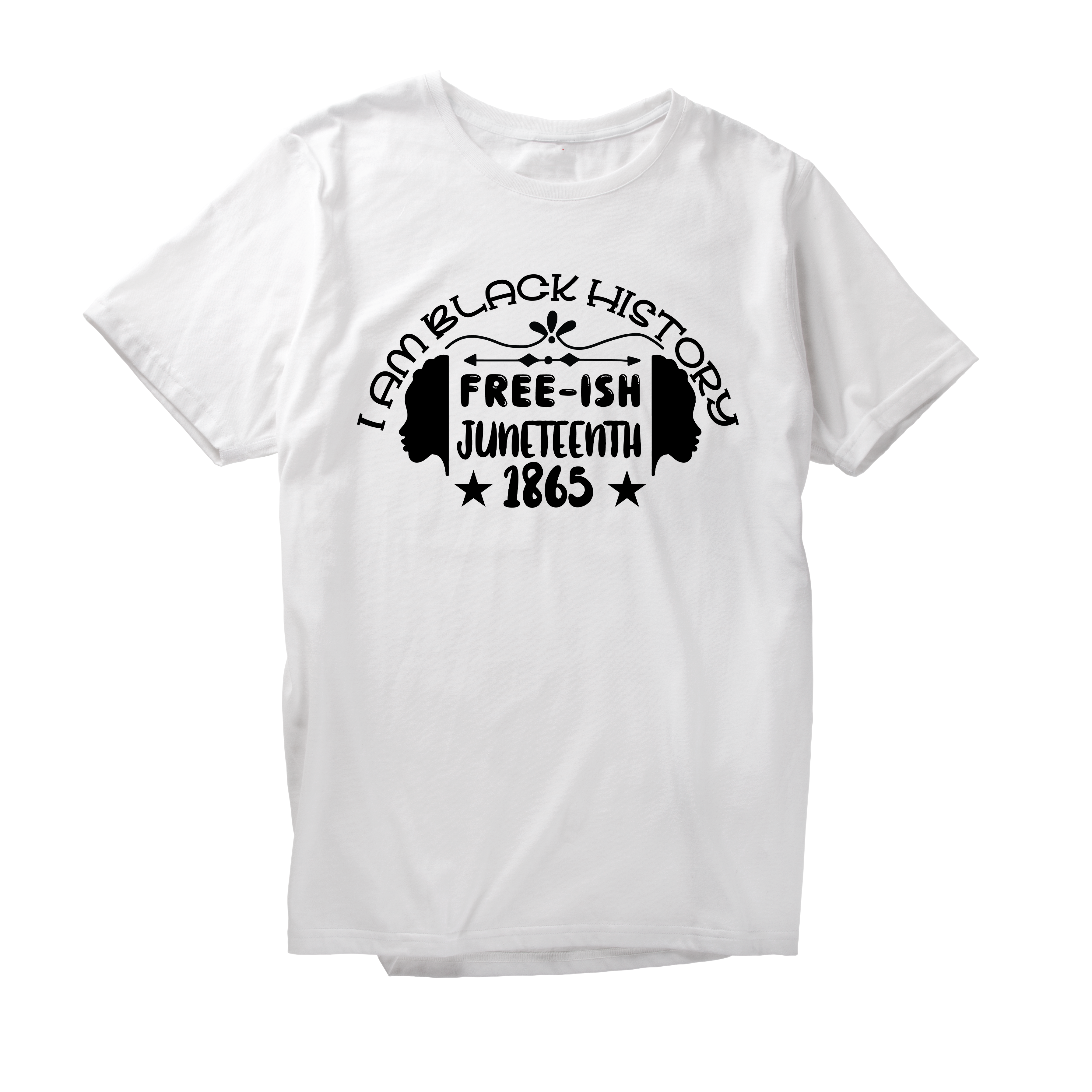 Alfaq I am black history free ish juneteenth 1865 T-Shirt