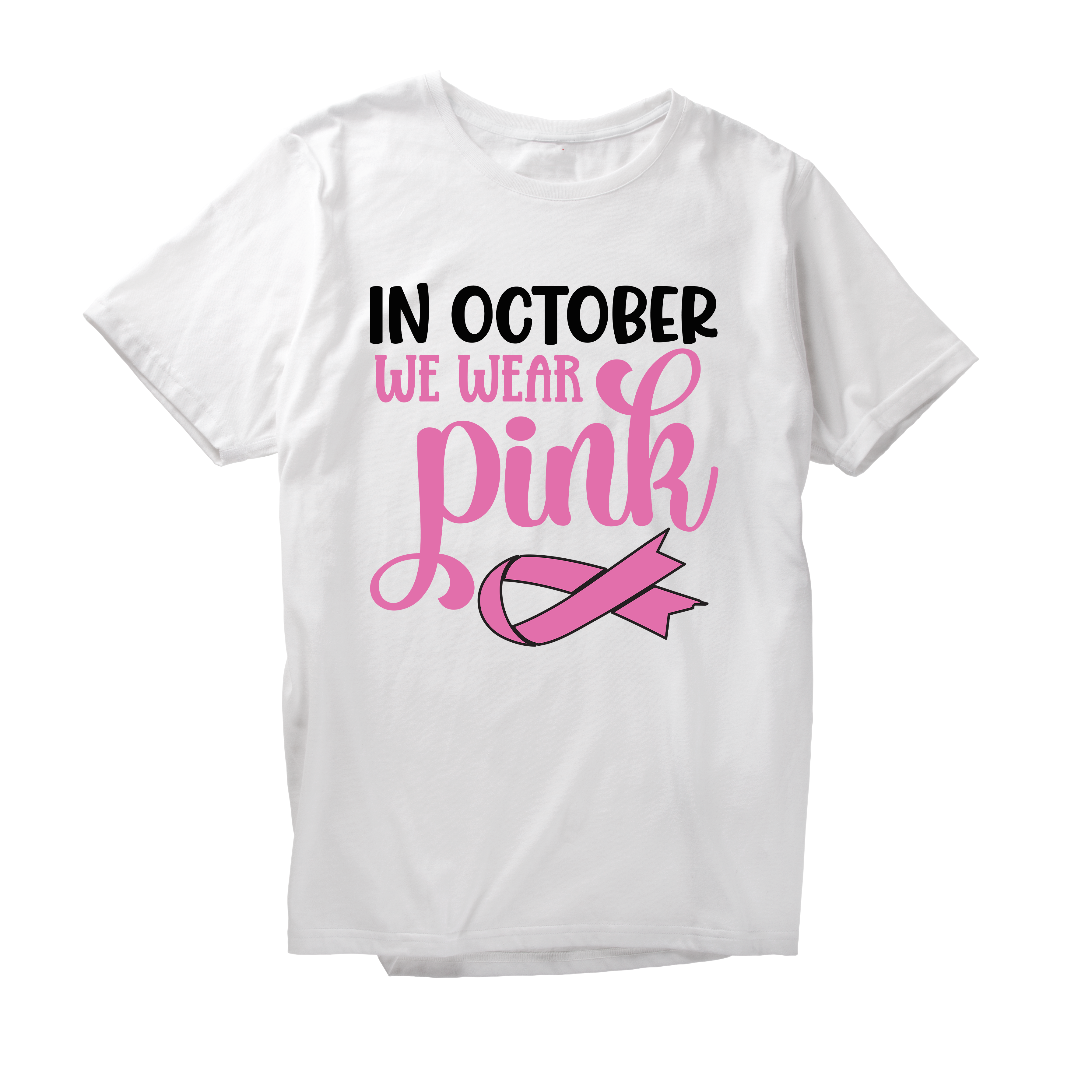 Alfaq In October We Wear Pink T-Shirt