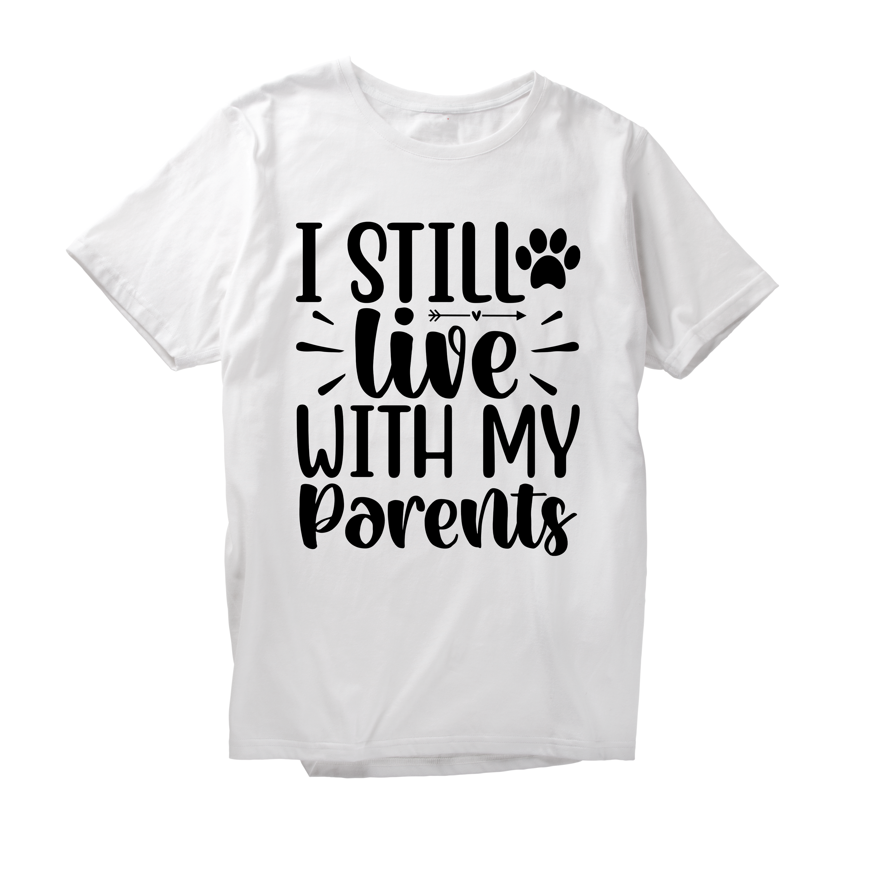 Alfaq I srill live with my parents T-Shirt