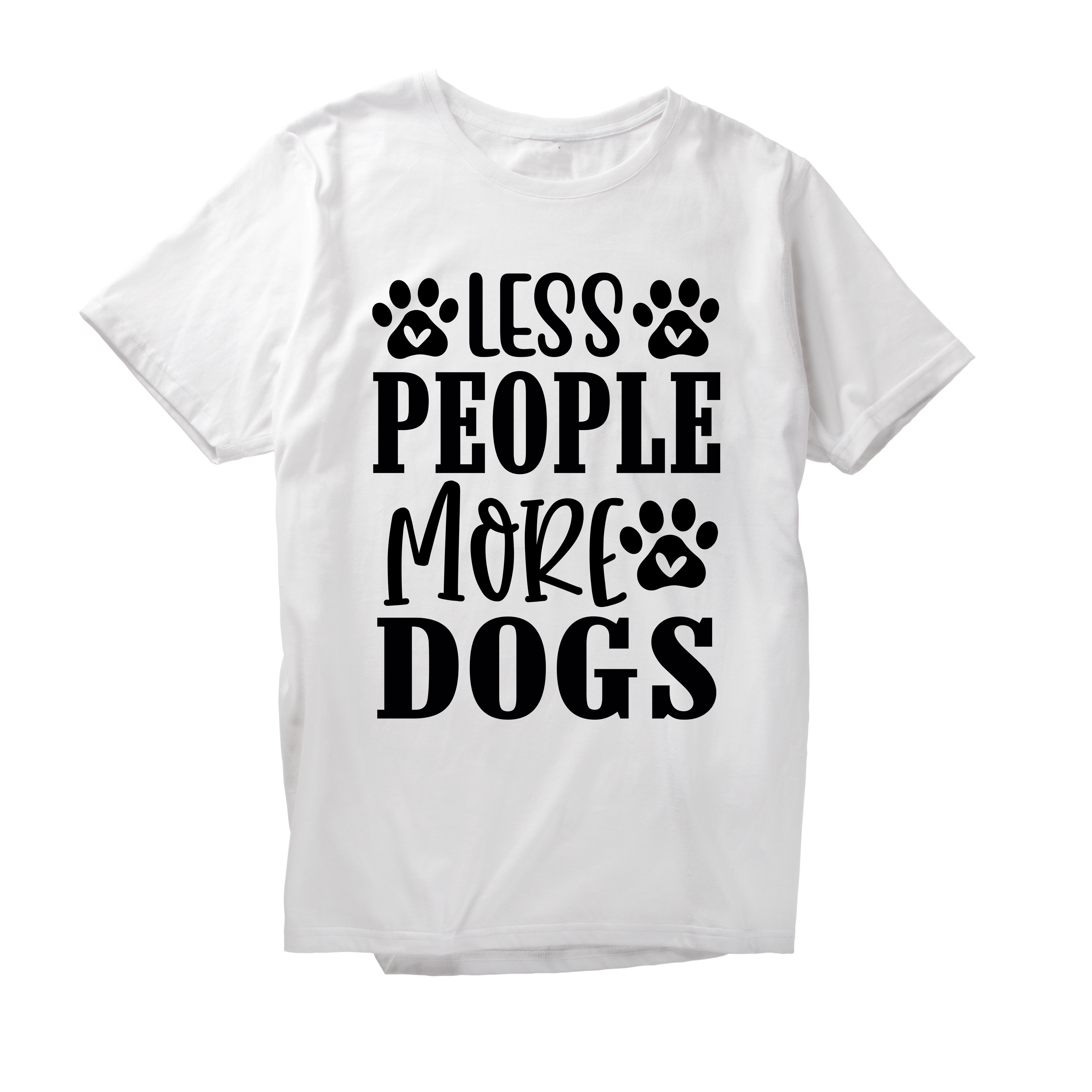 Alfaq Less People More Dogs T-Shirt