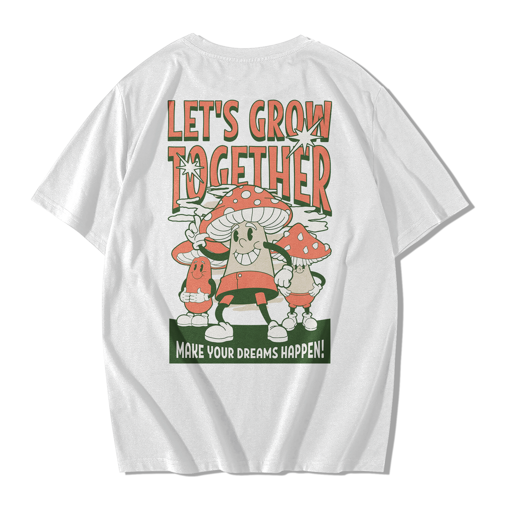 Alfaq Let's Grow Together Oversized T-Shirt