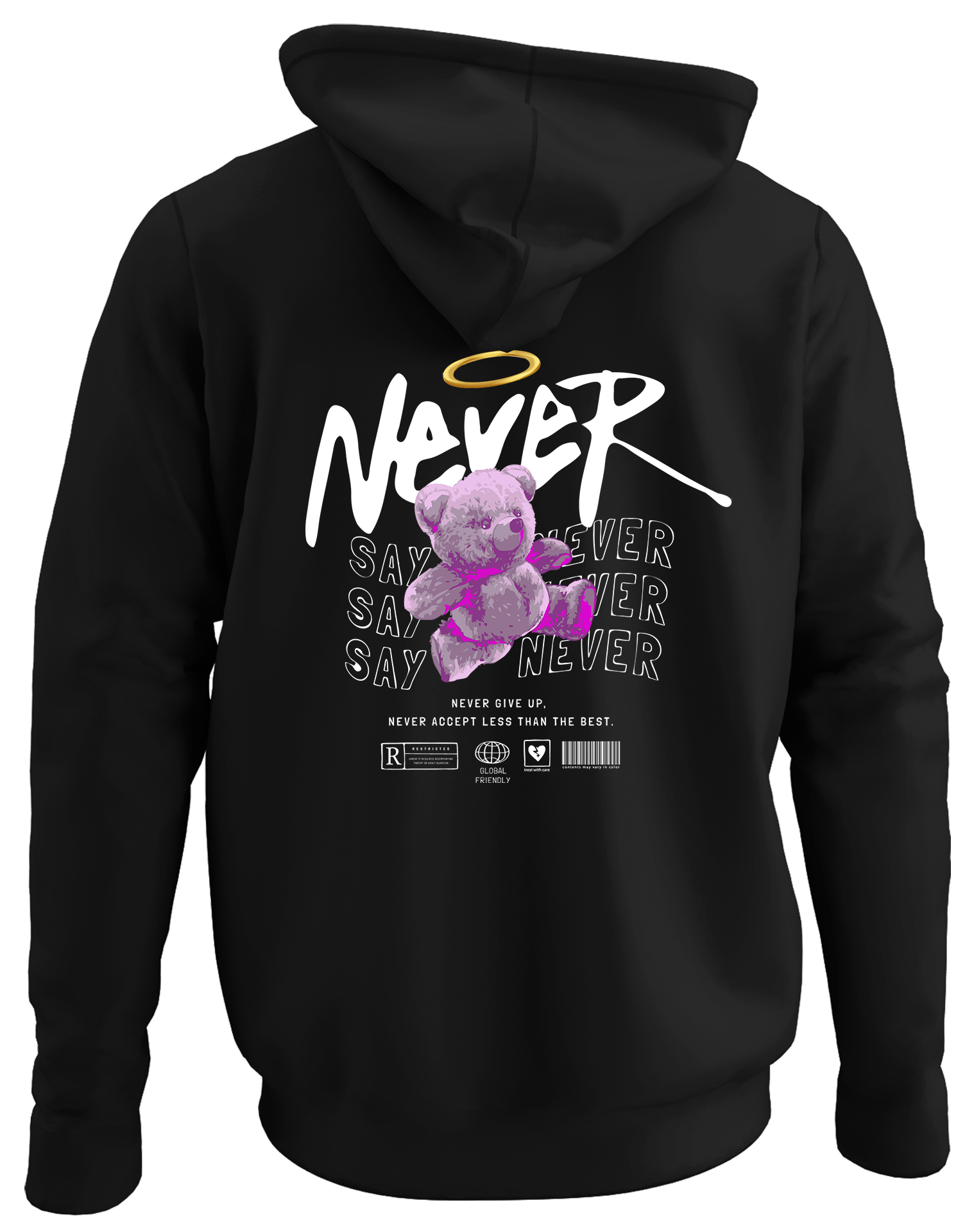 Alfaq Never say never hoodie