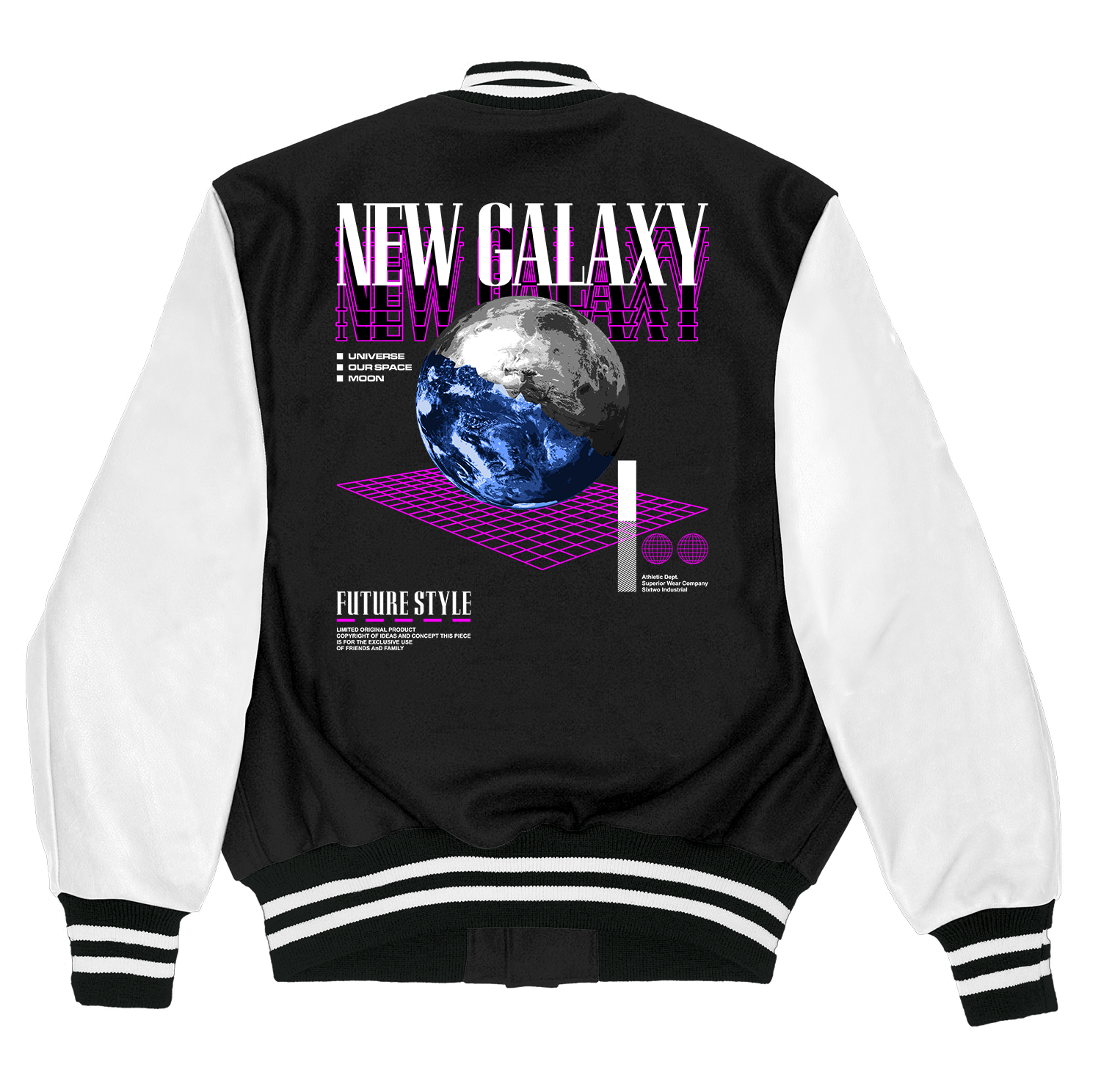 Alfaq New galaxy varsity jacket