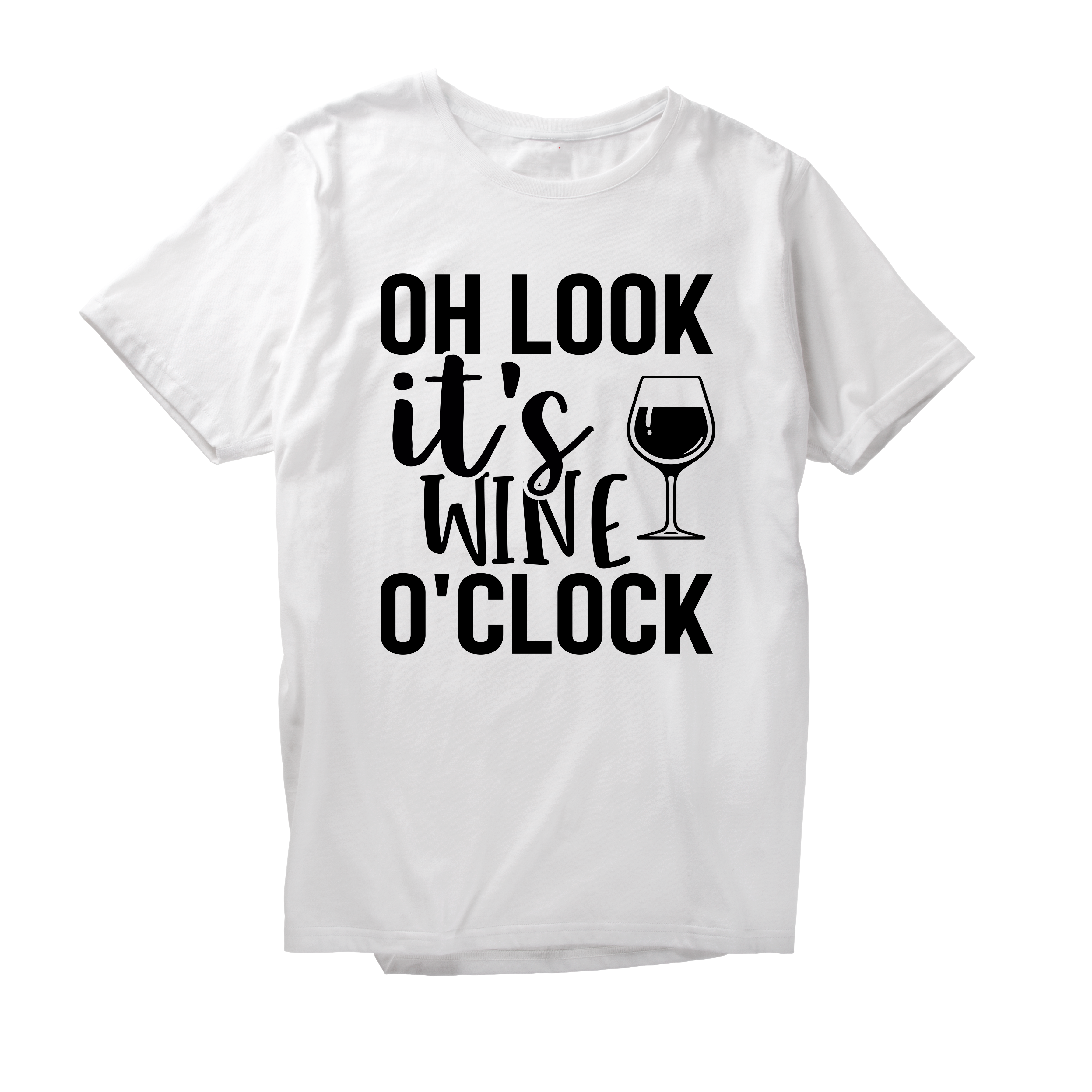 Alfaq Oh Look It's Wine O'Clock T-Shirt