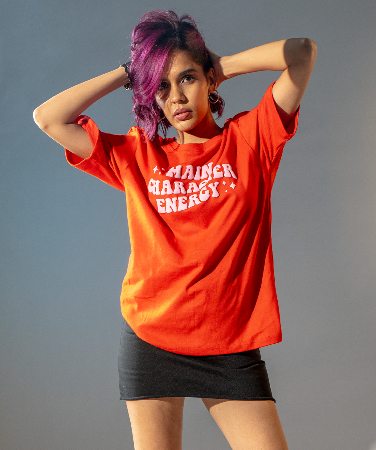 Alfaq Energy Printed Oversized T-shirt