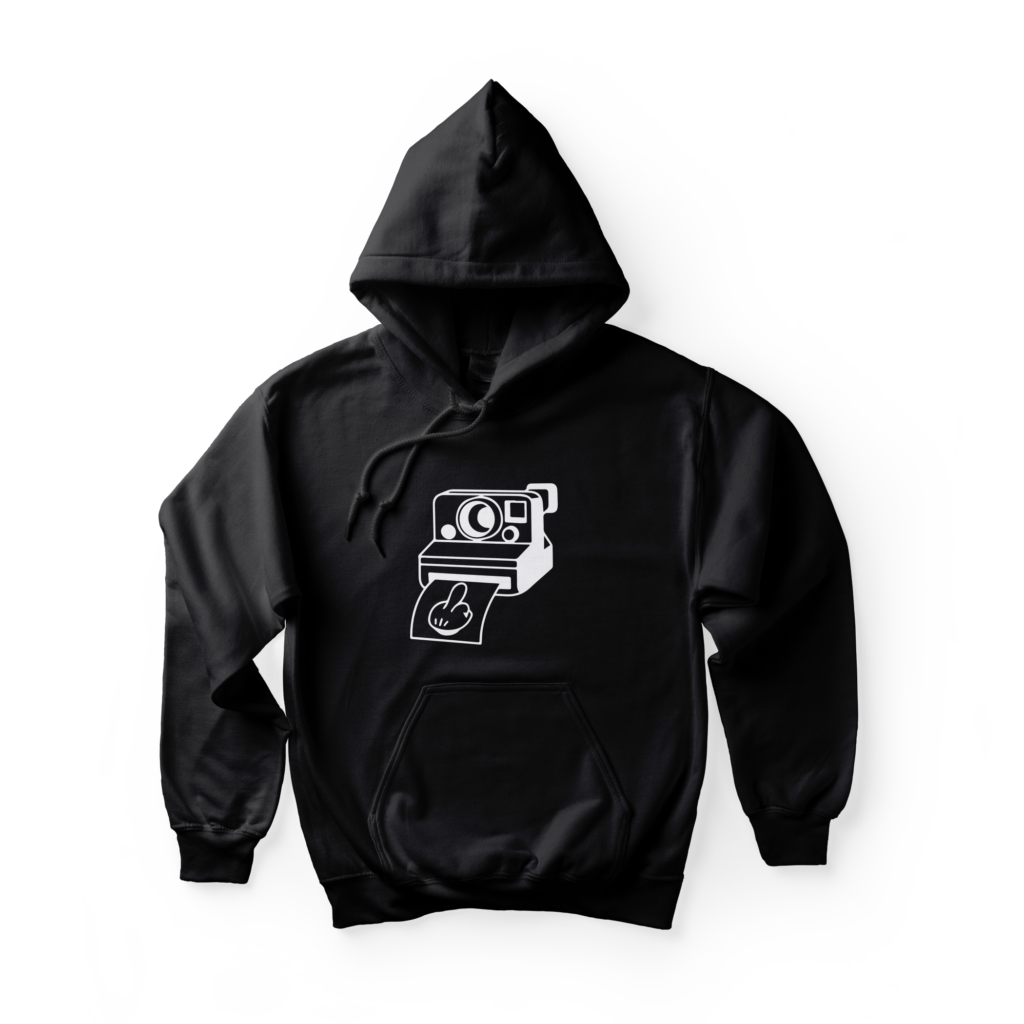 Alfaq Photo of middle finger Hoodie