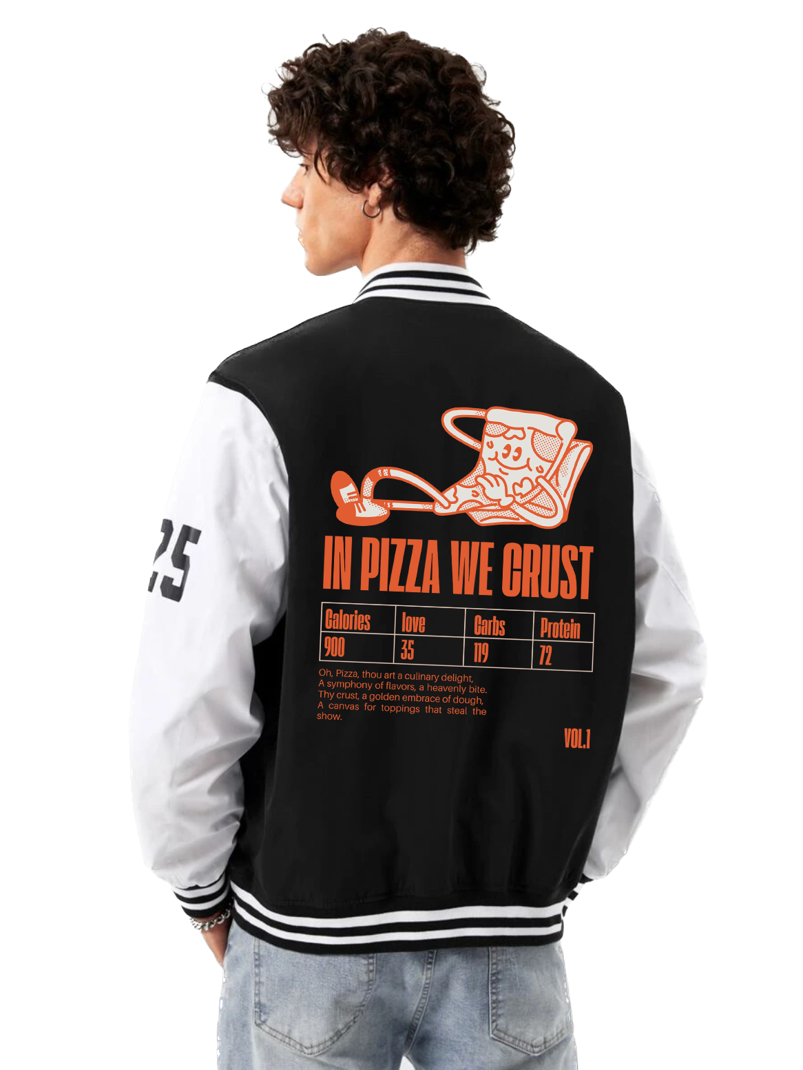 Alfaq Pizza Varsity Jacket