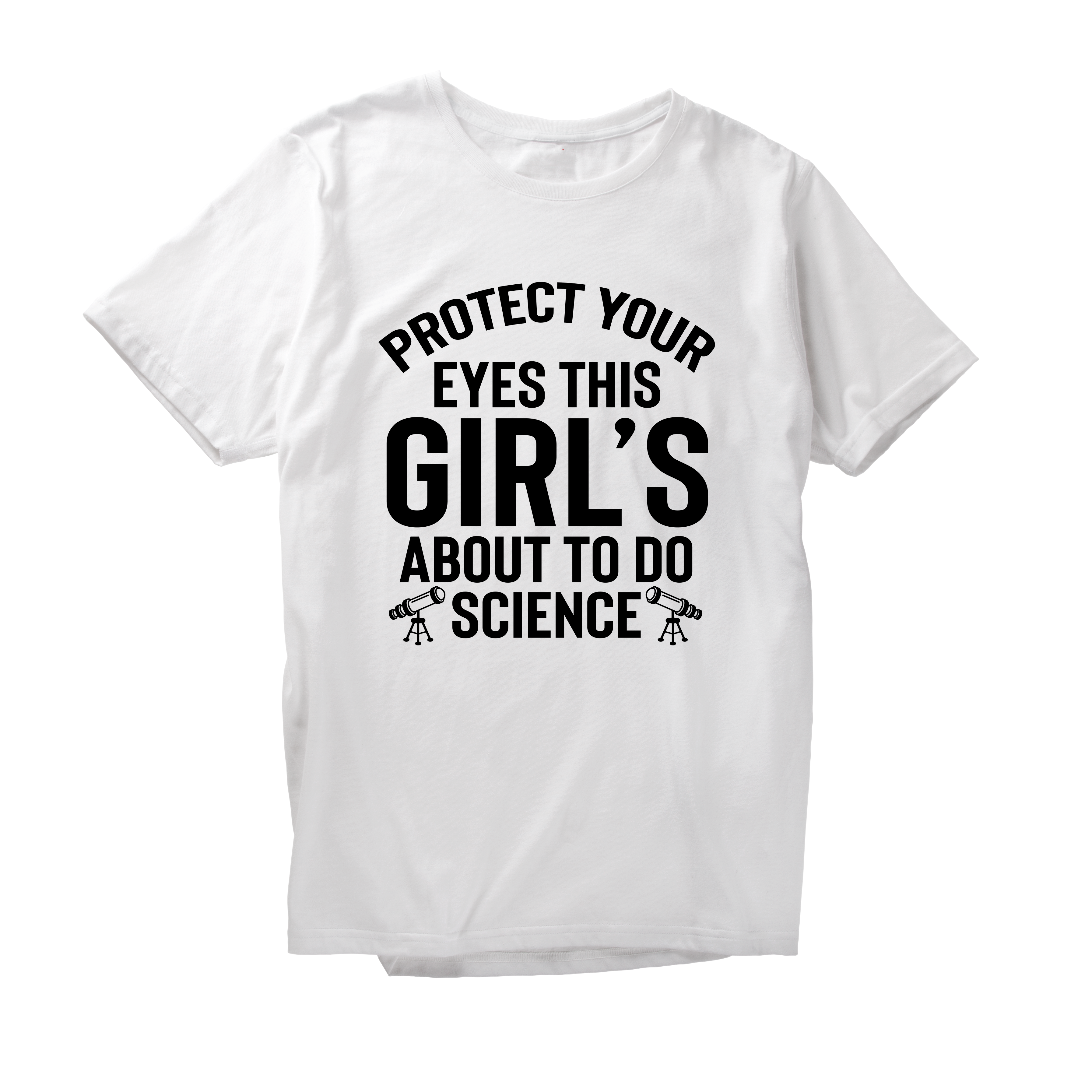 Alfaq Protect your eyes this girl's about to do science T-Shirt