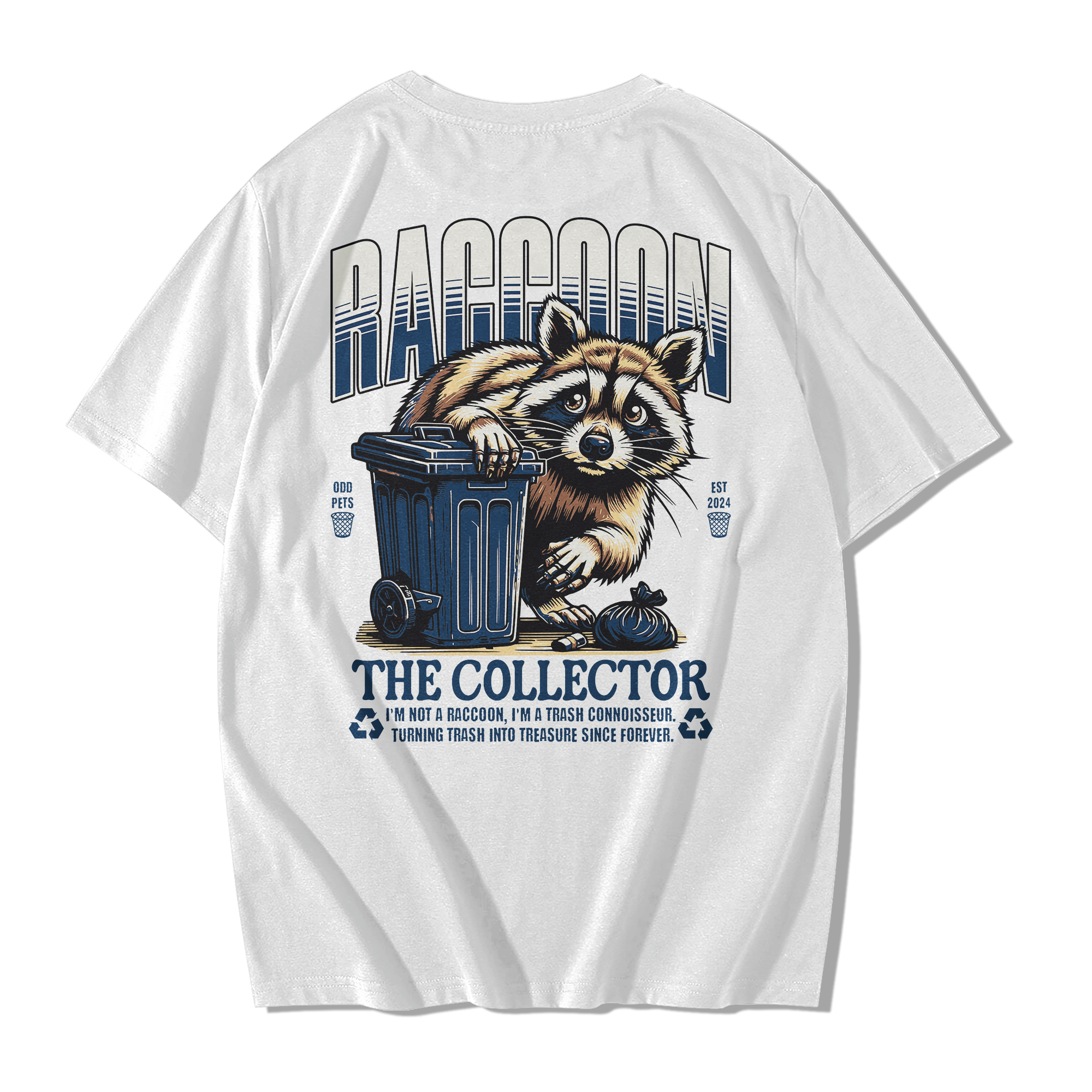 Alfaq Raccoon Oversized T-Shirt for Men