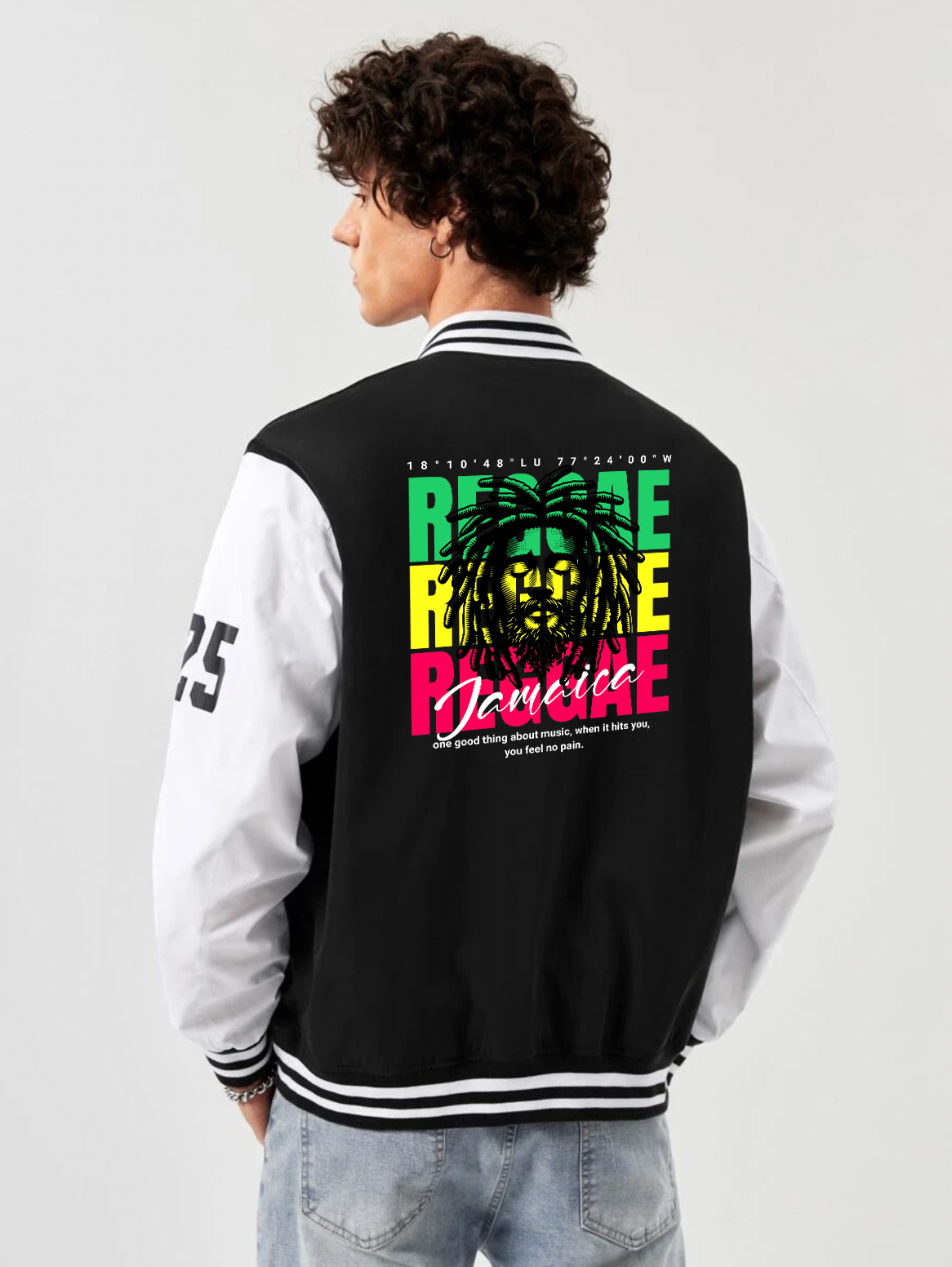 Alfaq Reggae Jamaika Varsity Jacket