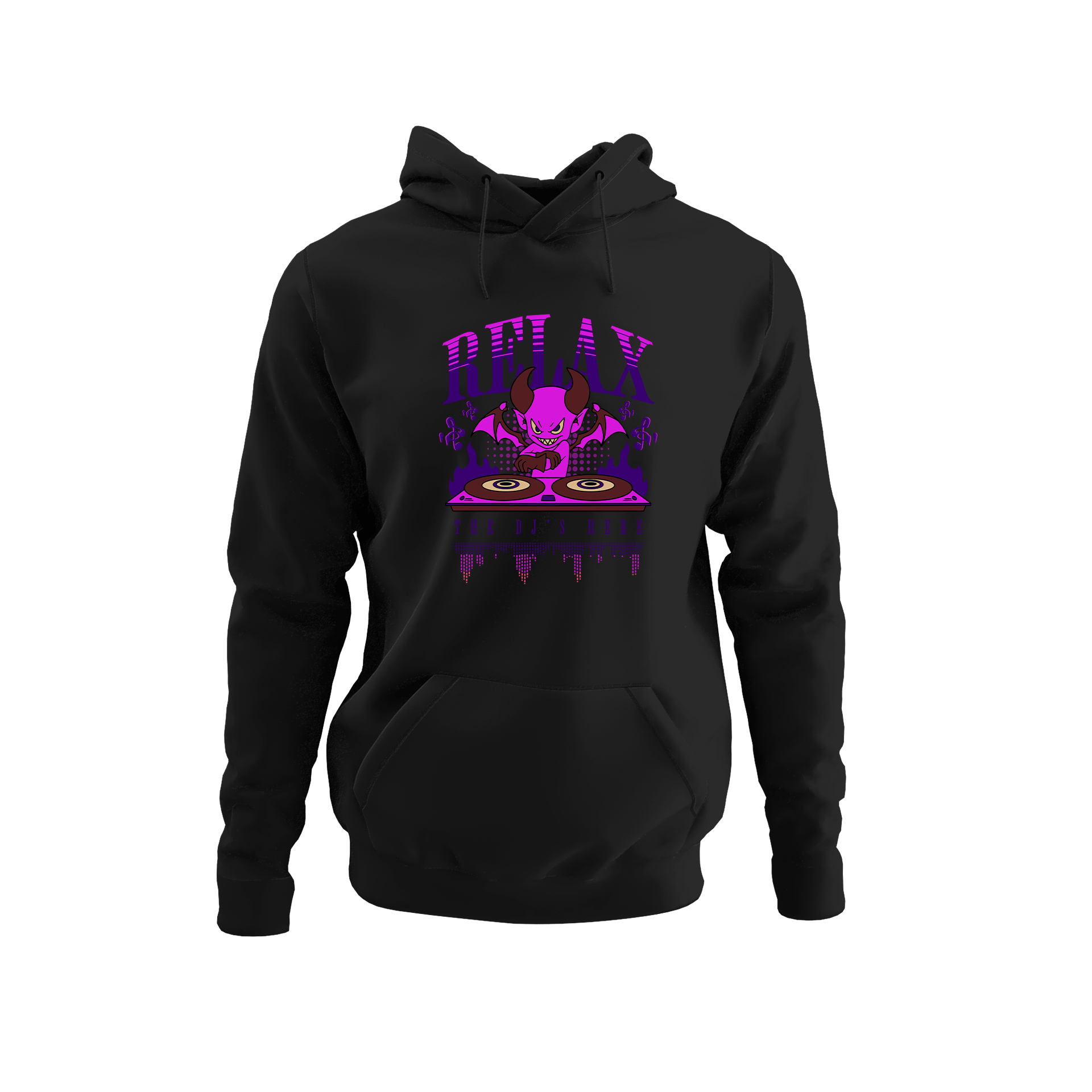 Alfaq Relax The Dj's Here T-Shirt Design Template Hoodie