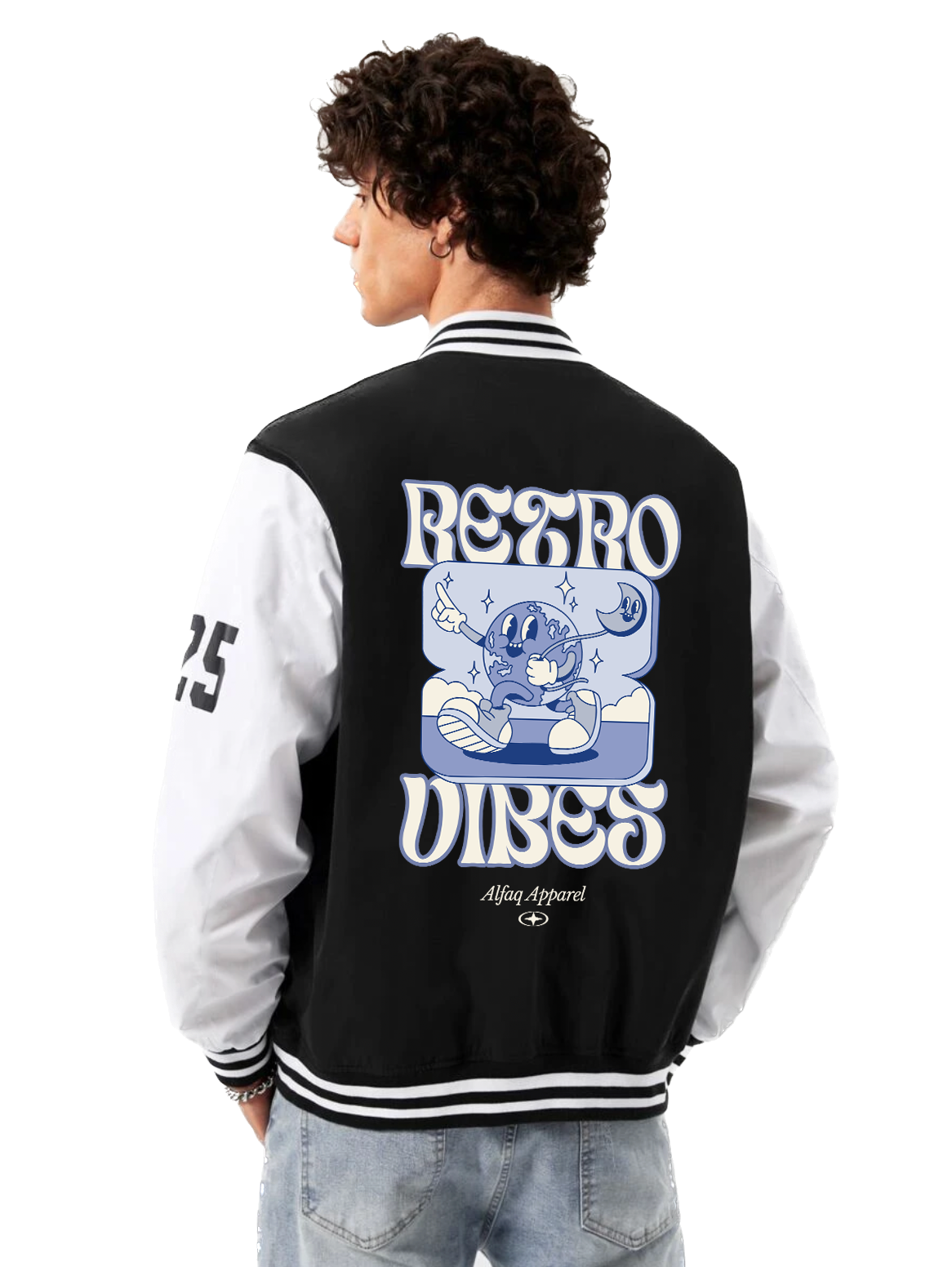 Alfaq Retro Vibes Varsity Jacket