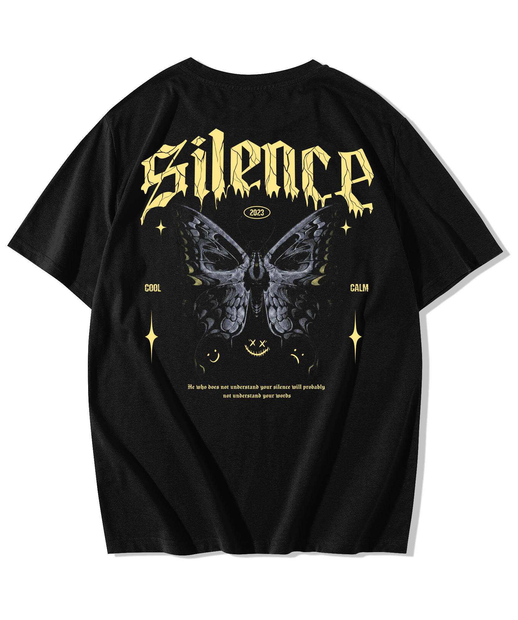 Shop Printed Oversized Men's Black Tshirt Online In India – Alfaq
