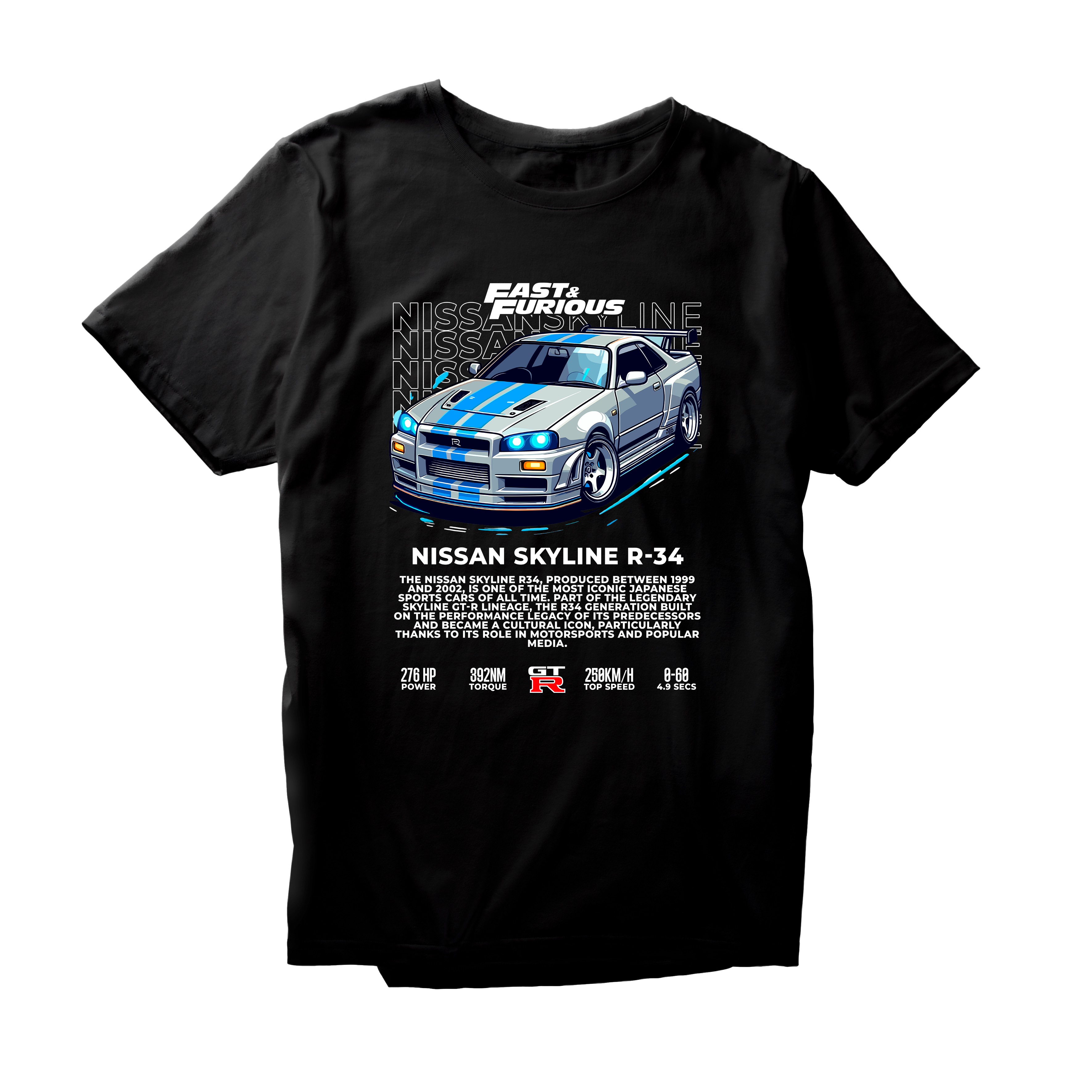 Alfaq SKYLINE GTR34 T-Shirt