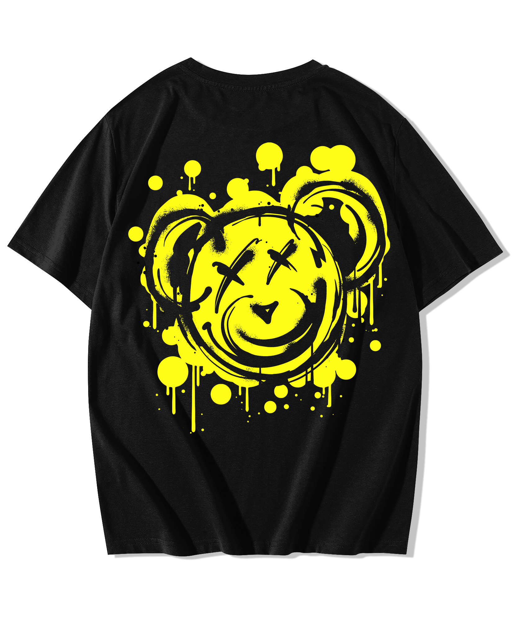 Smile bear printed Oversized T-Shirt