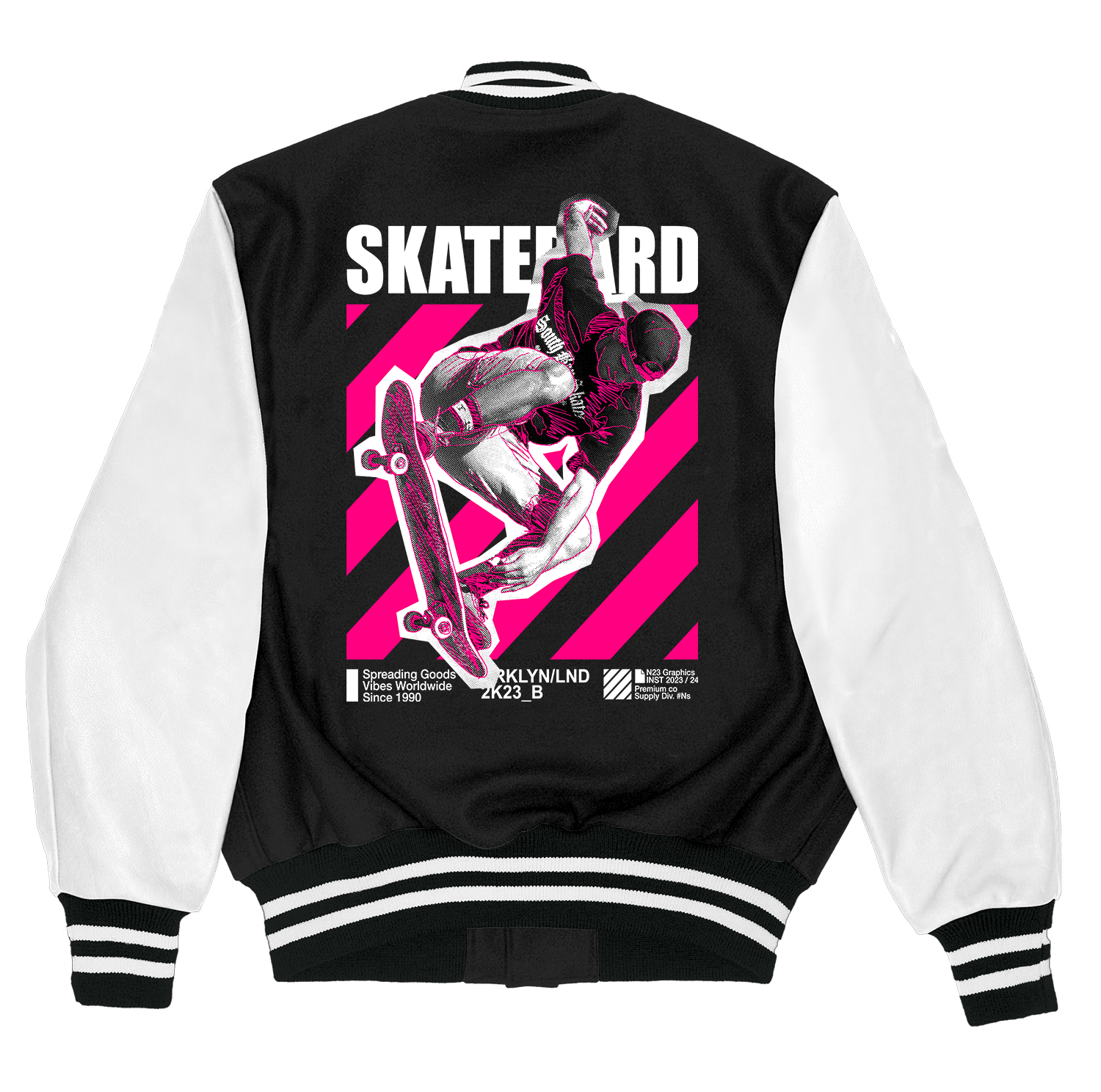Alfaq Skatebord varsity jacket