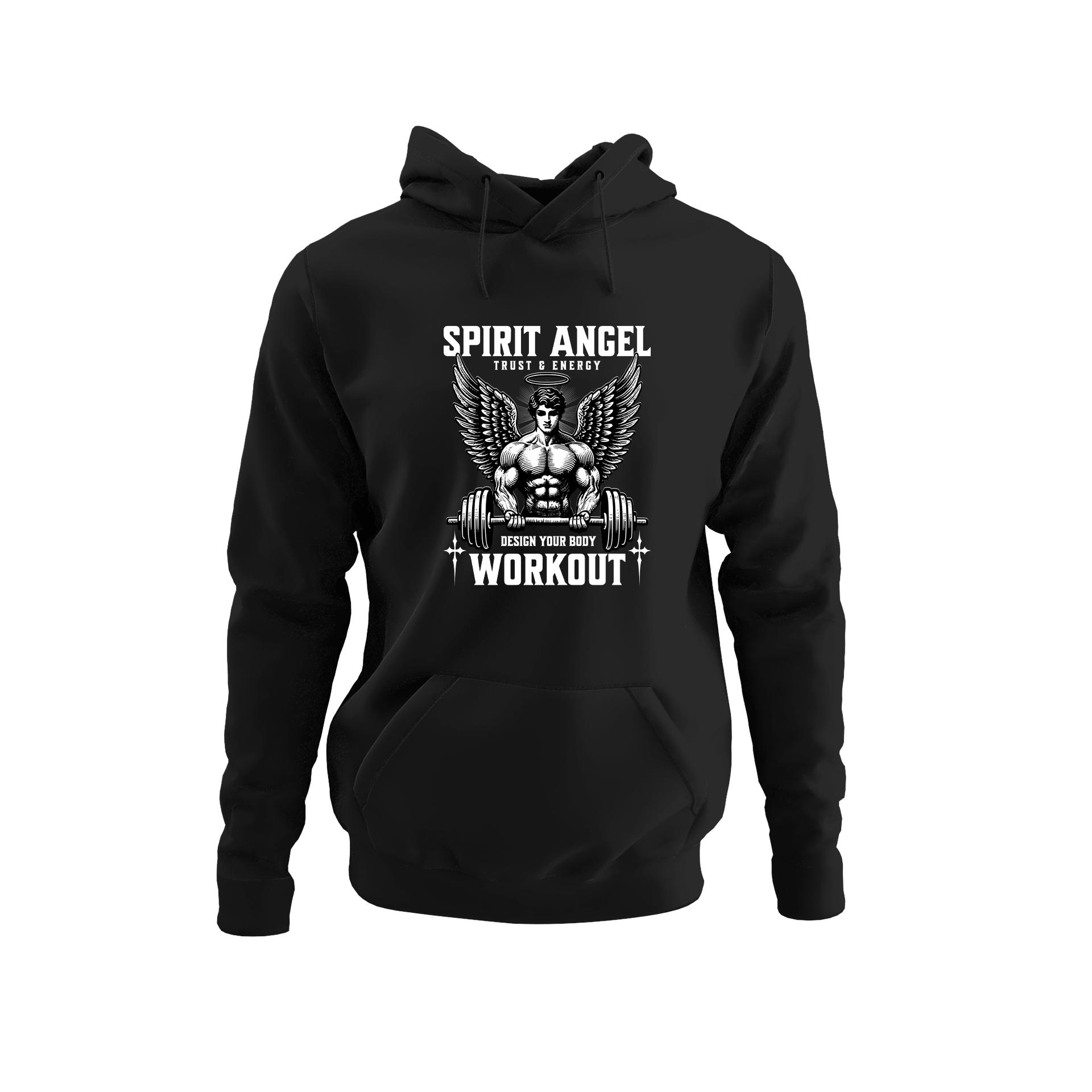 Alfaq Spirit angel bodybuilding Hoodie