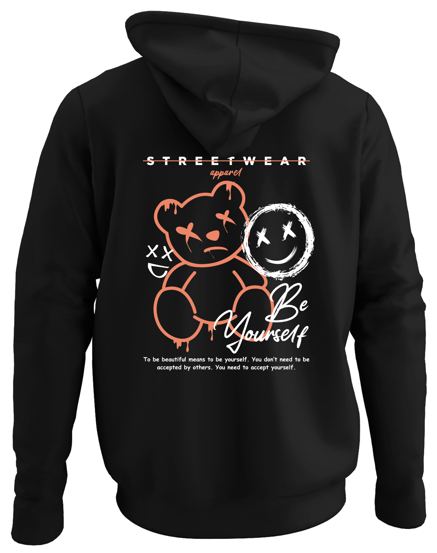 Alfaq Streetwear be yourself Hoodie