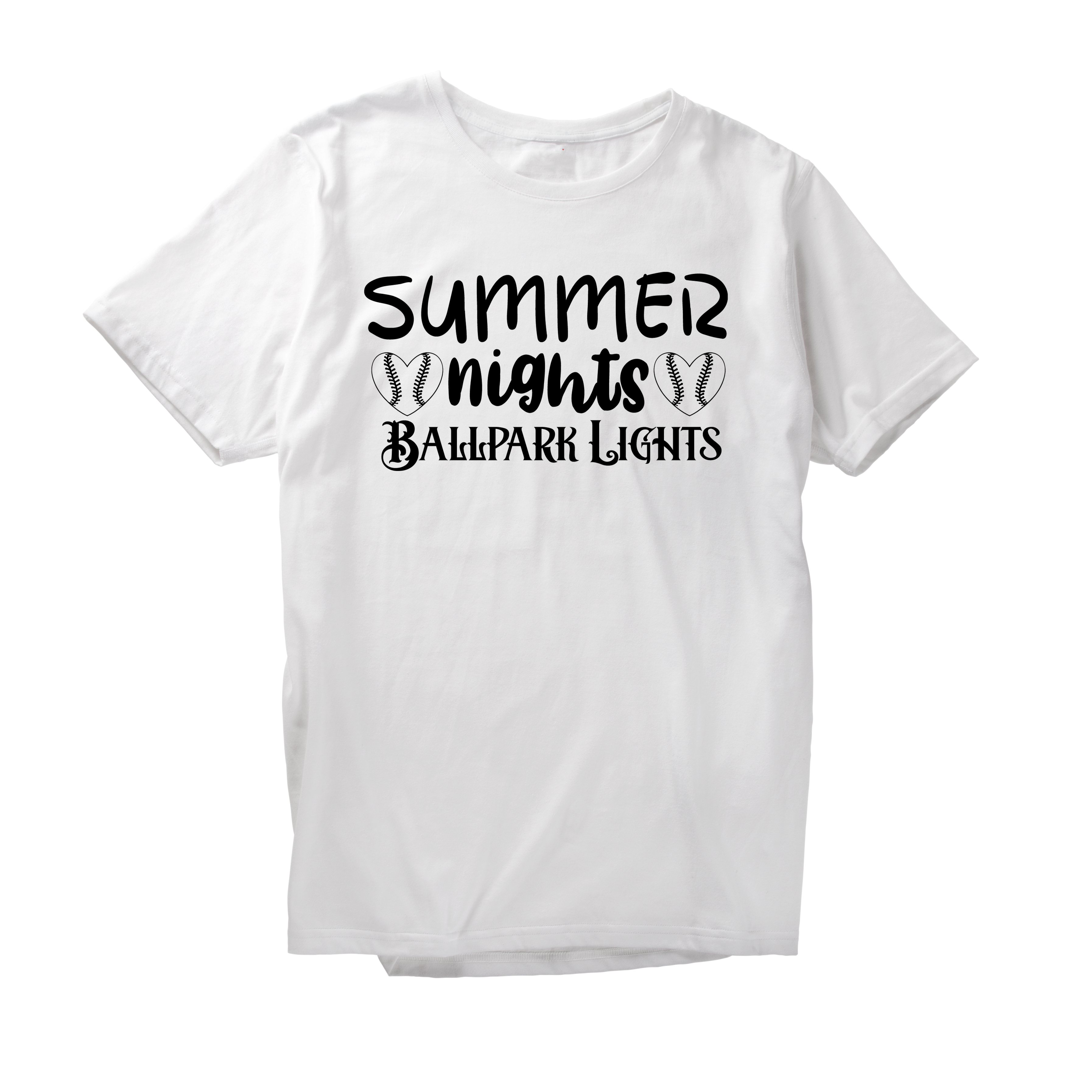 Alfaq Summer nights ballpark lights T-Shirt