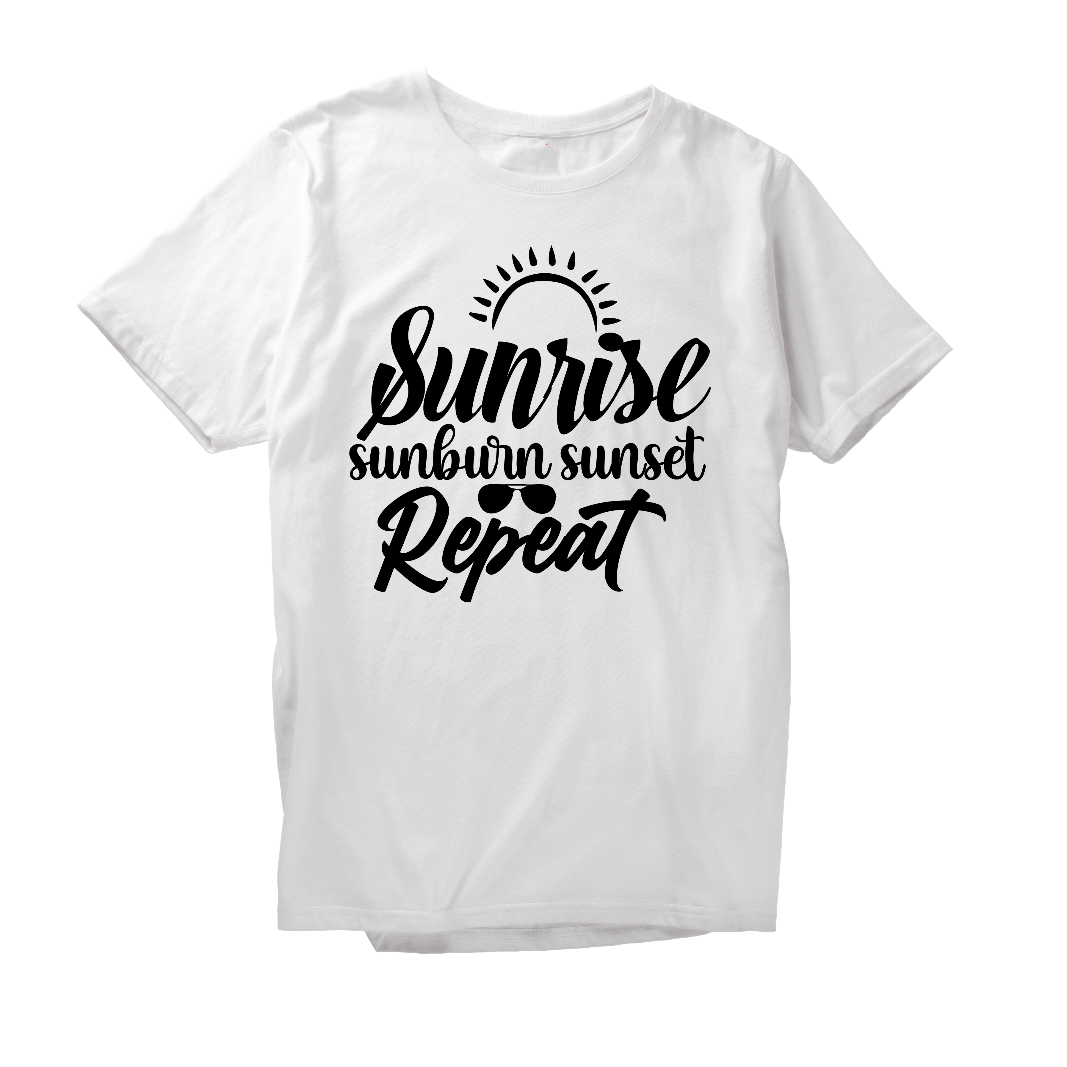 Alfaq Sunrise Sunbwrn Sunset Repeat T-Shirt
