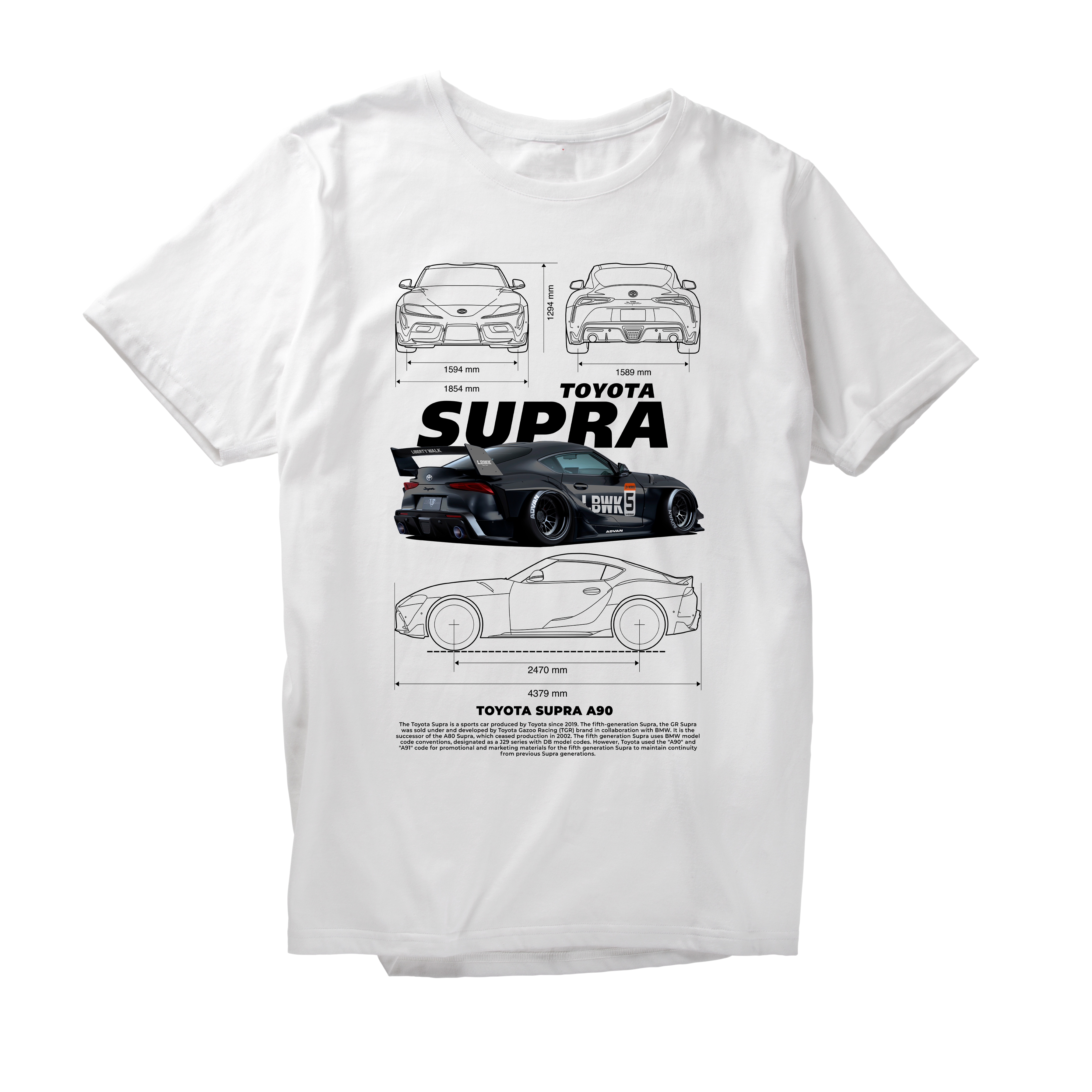 Alfaq TOYOTA SUPRA A90 2 T-Shirt