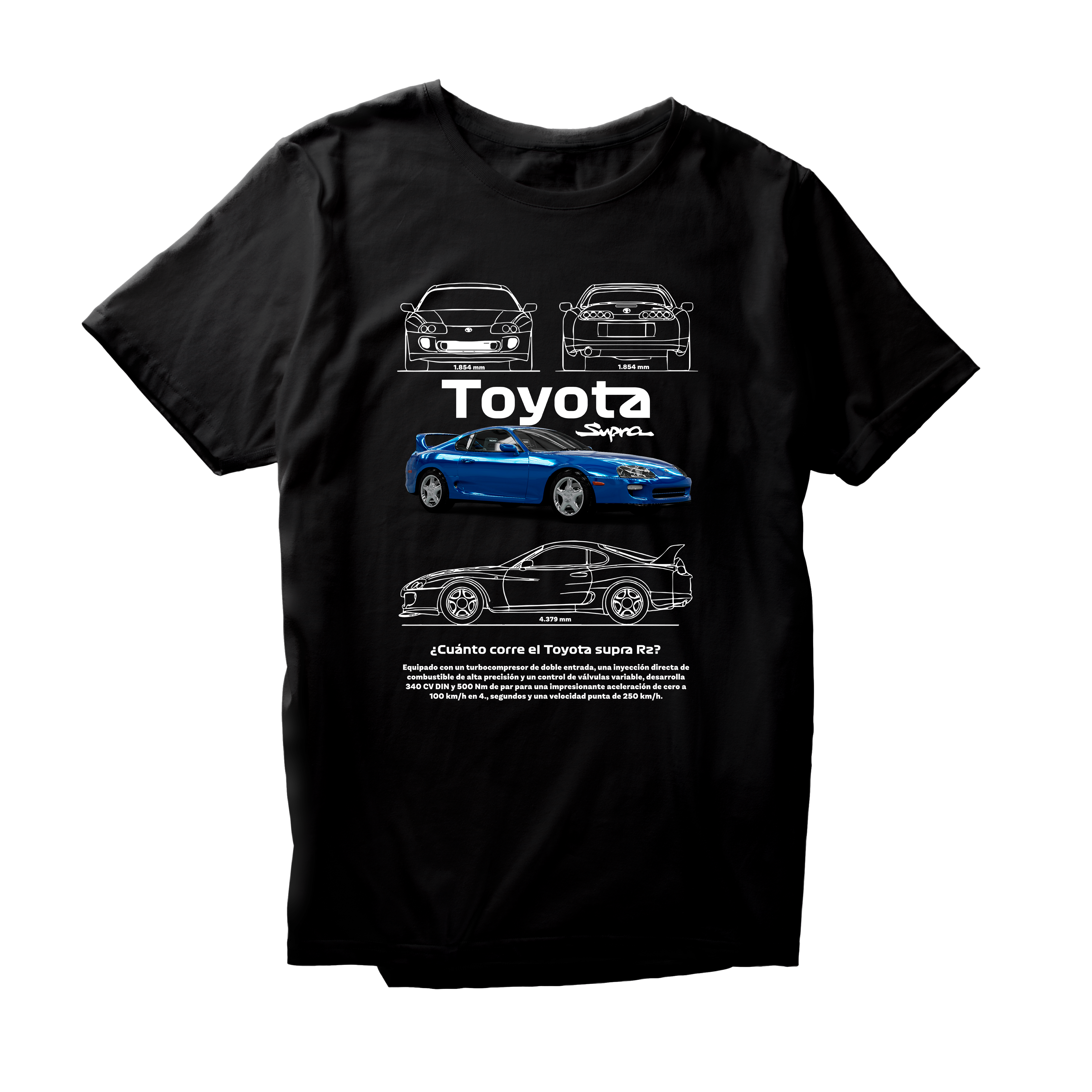 Alfaq TOYOTA SUPRA RZ WHITE T-Shirt