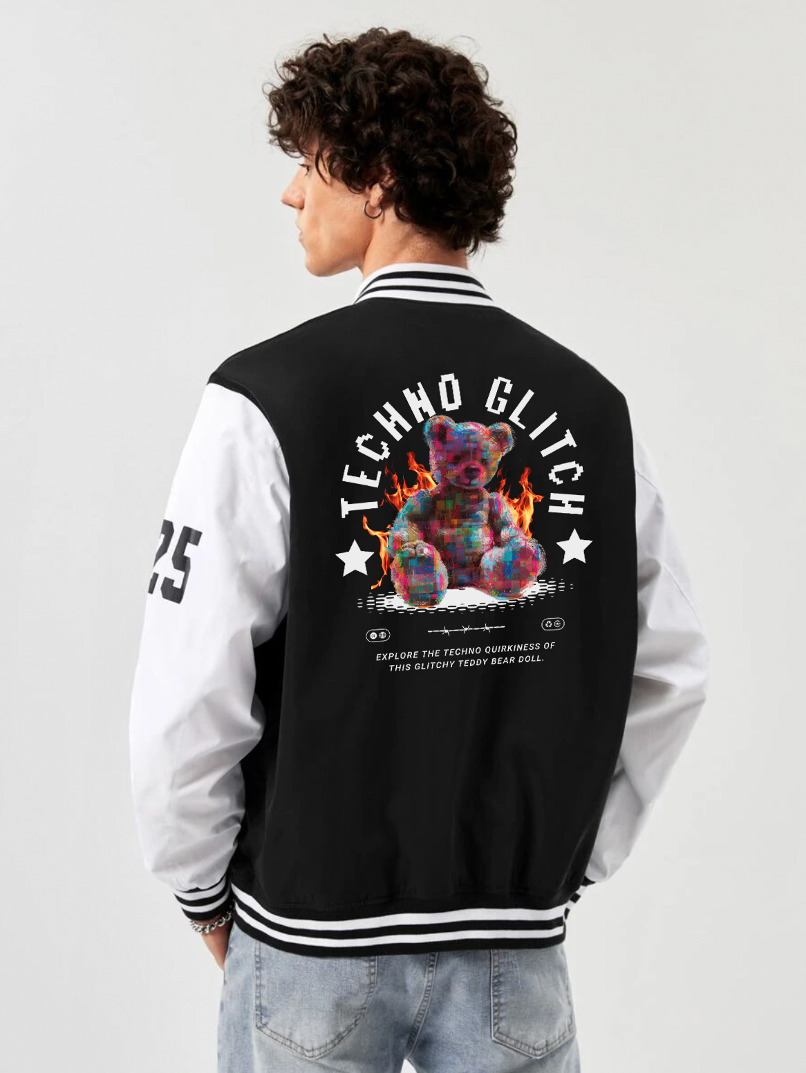 Alfaq Techno Bear Varsity Jacket