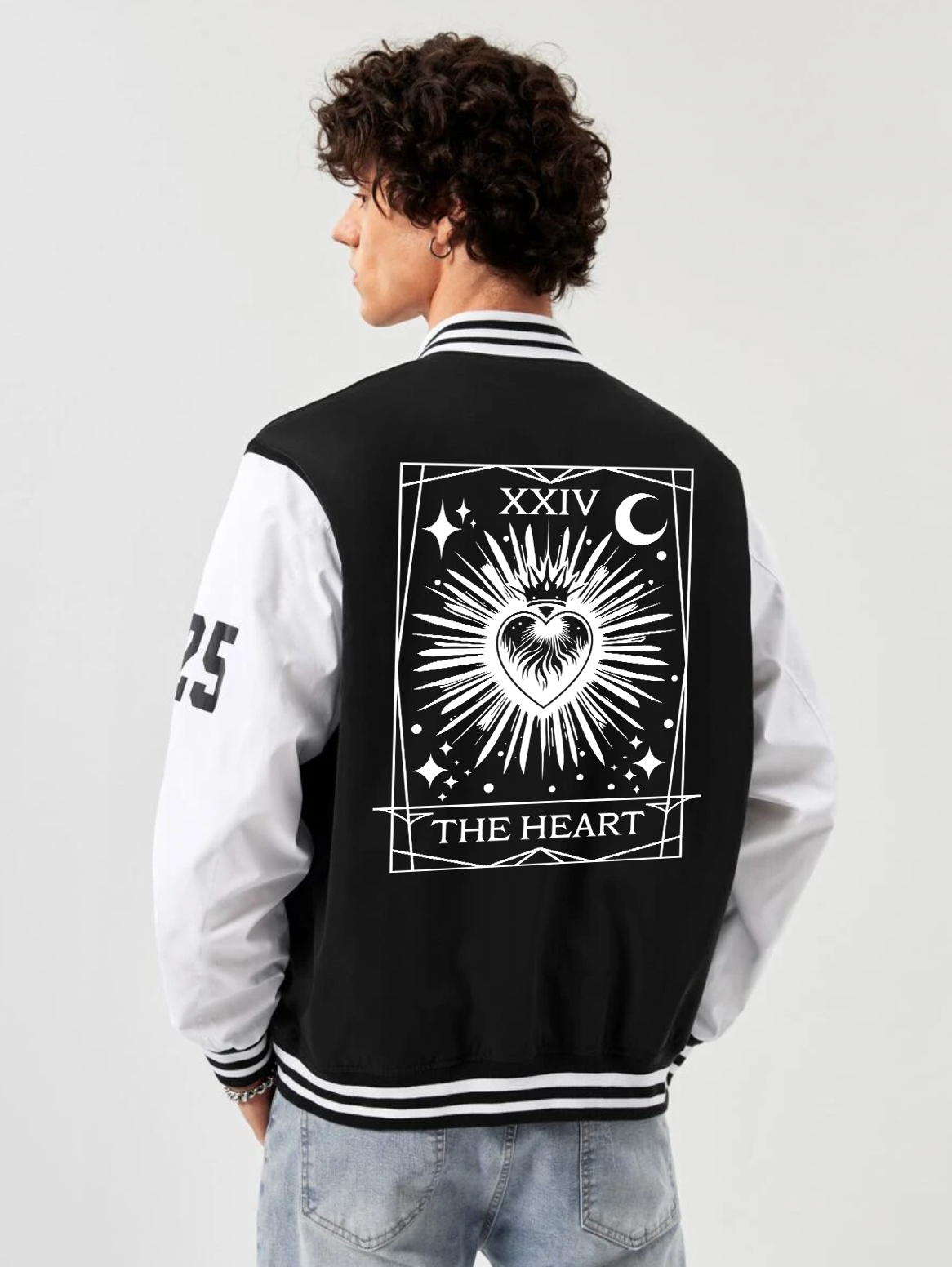 Alfaq The Heart Varsity Jacket
