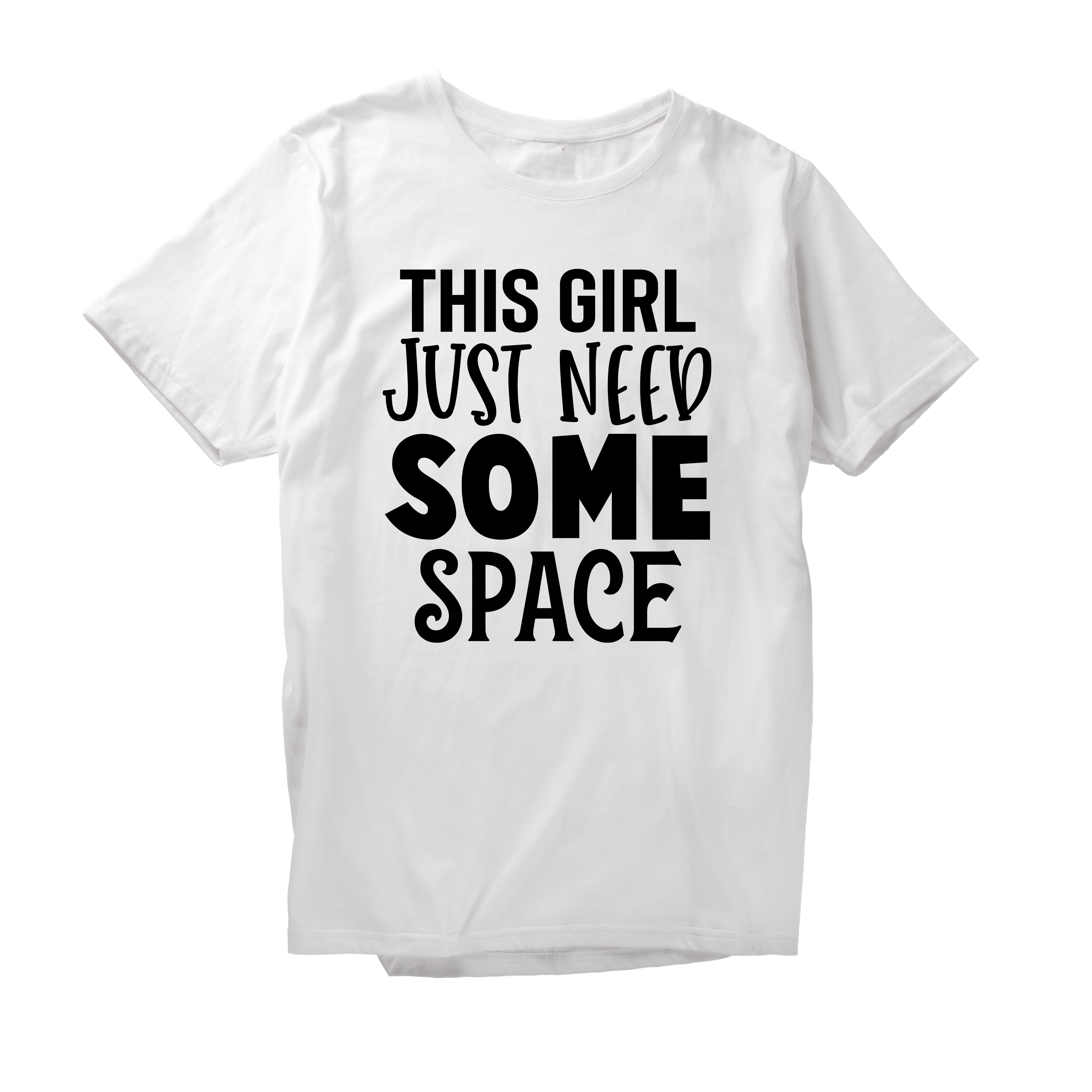 Alfaq This girl just need some space T-Shirt
