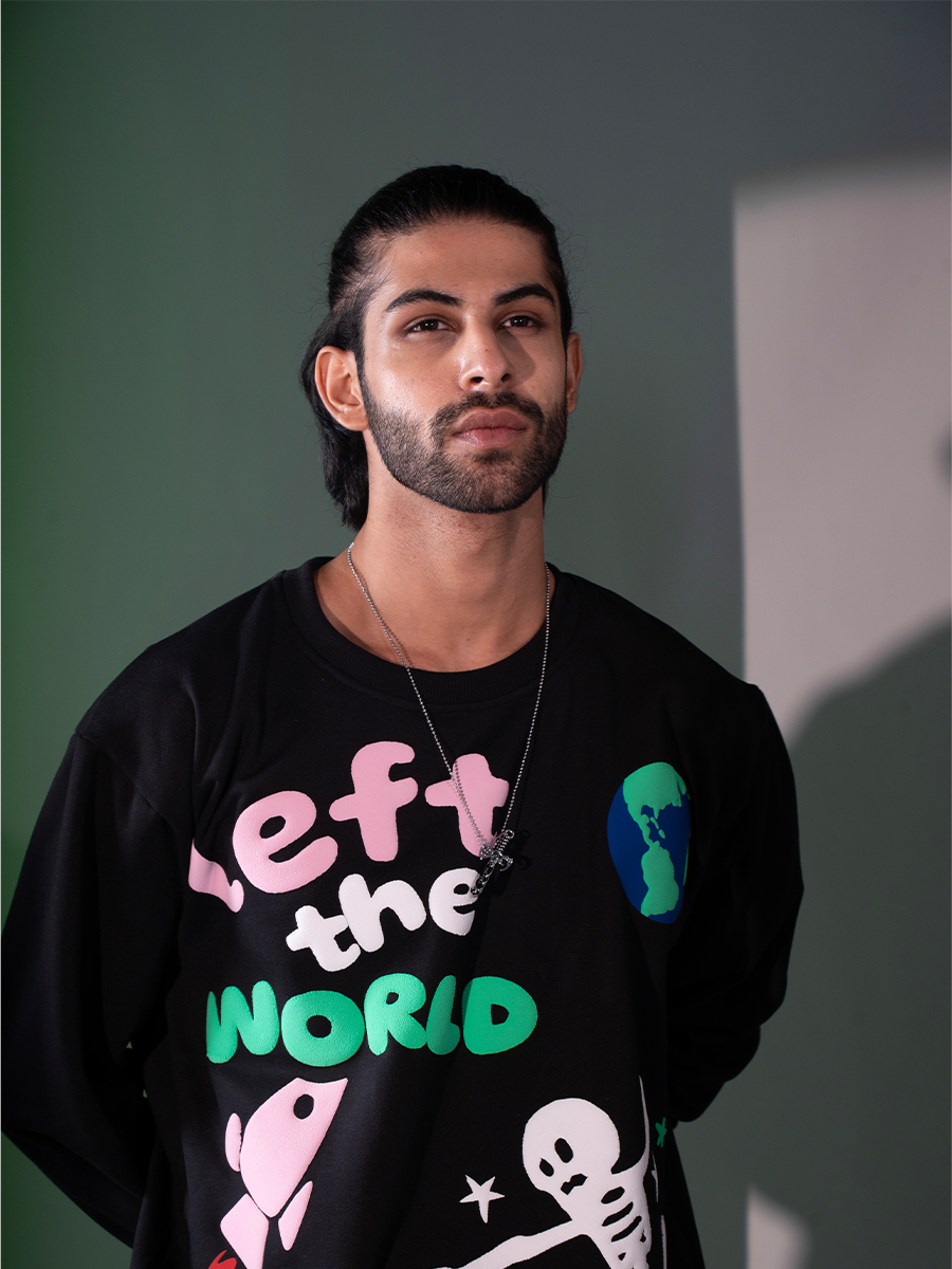 Alfaq Left The World Sweatshirt