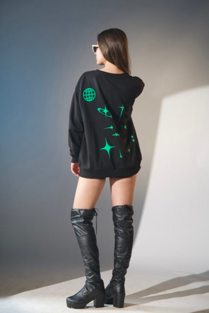 Alfaq Limited Edition Puff Printed Sweatshirt 