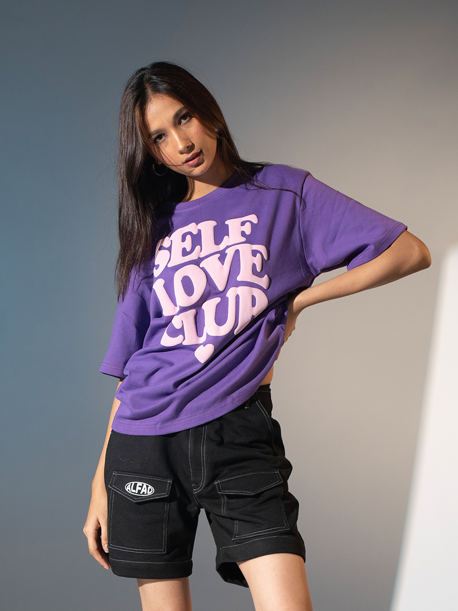 Alfaq Self Love Club Oversized T-shirts