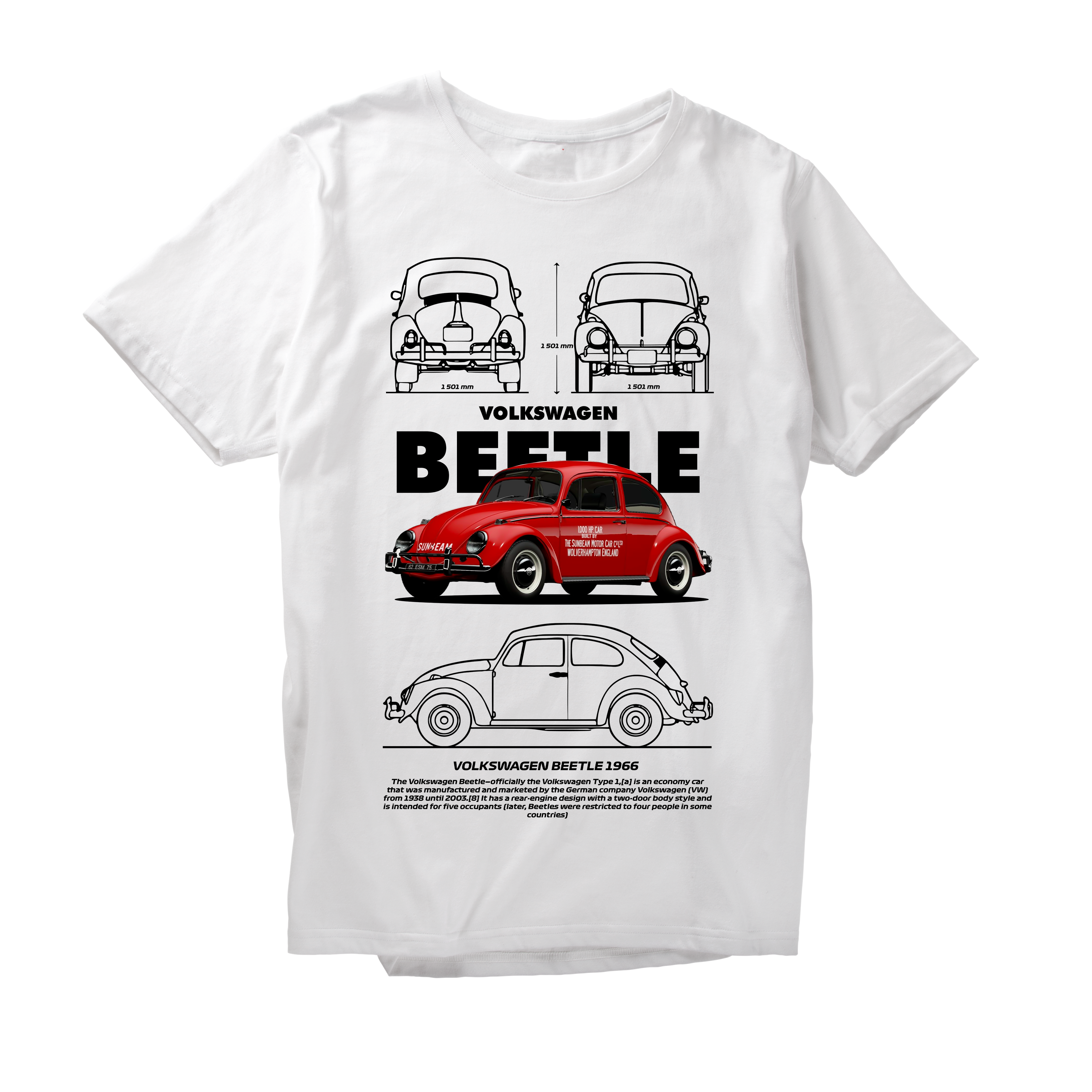 Alfaq VOLKSWAGEN BEETLE T-Shirt