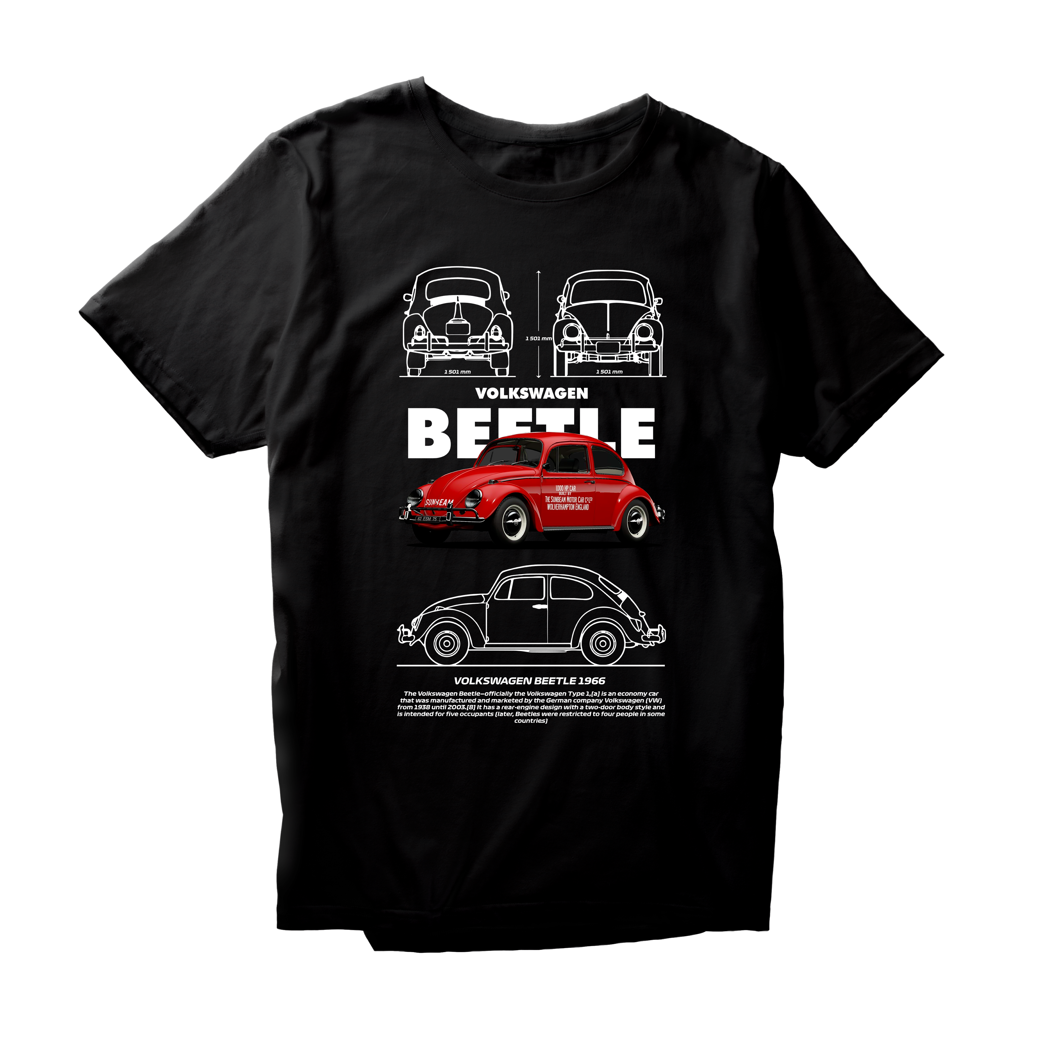 Alfaq VOLKSWAGEN BEETLE W T-Shirt