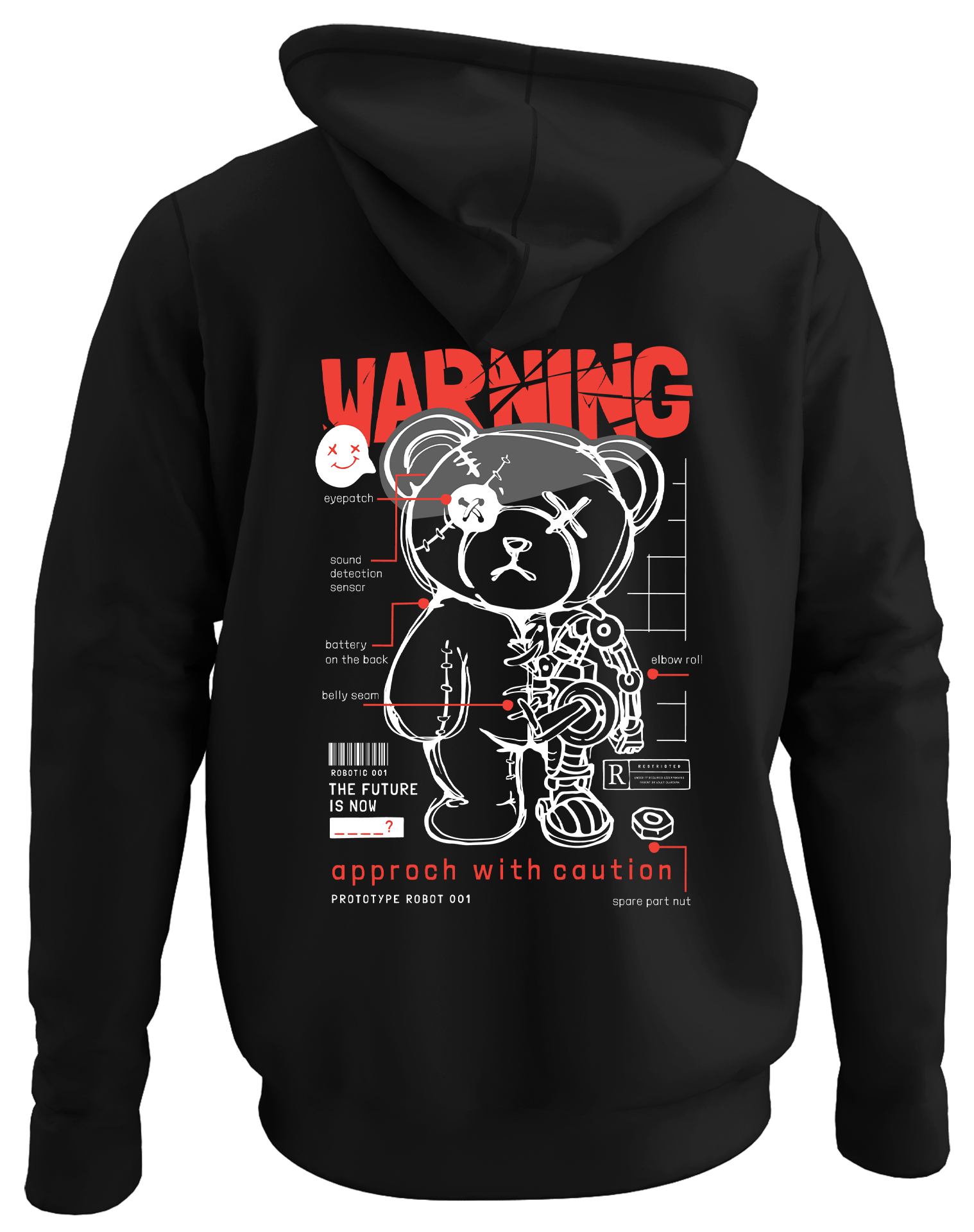 Alfaq Warning hoodie