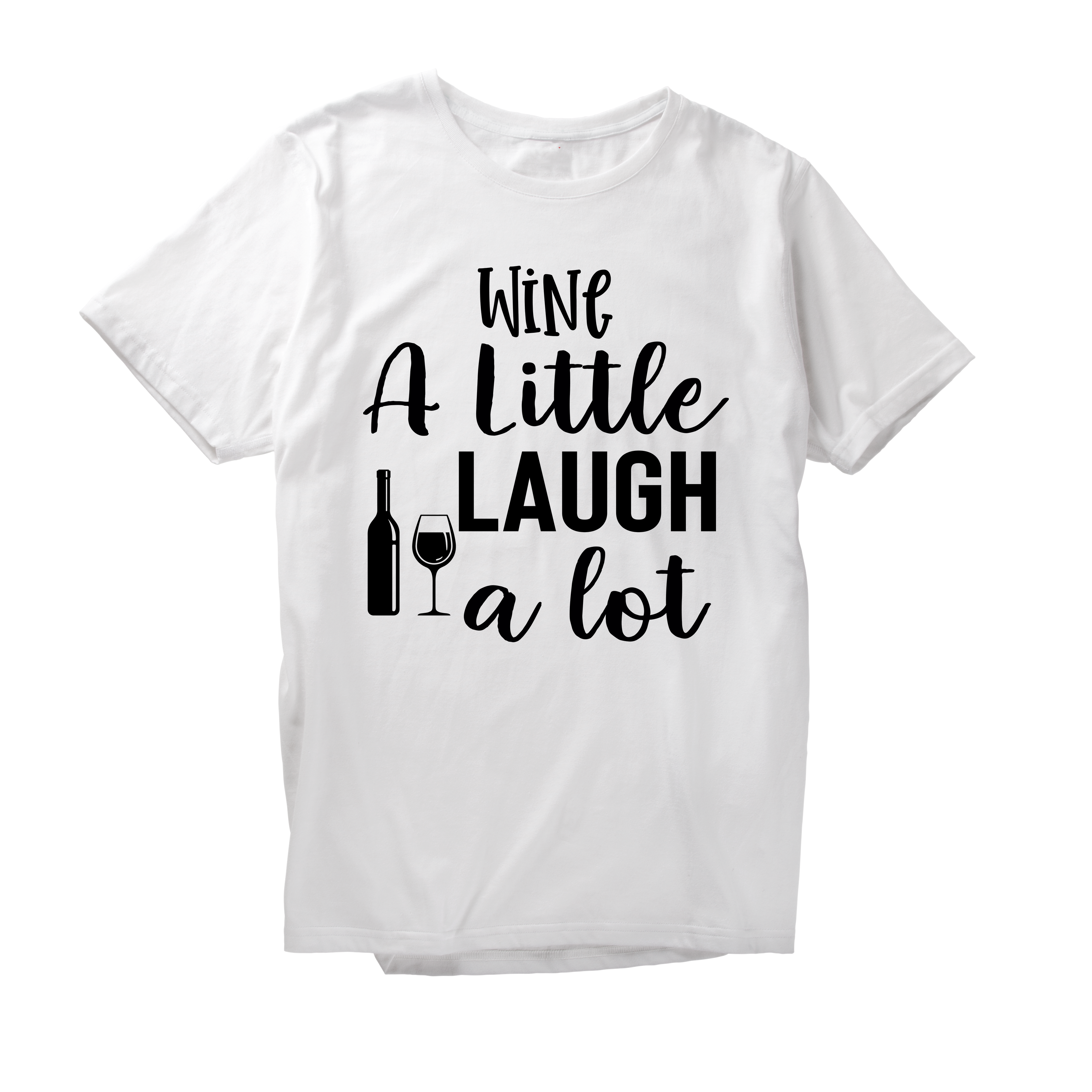 Alfaq Wine A Little Laugh A Lot T-Shirt