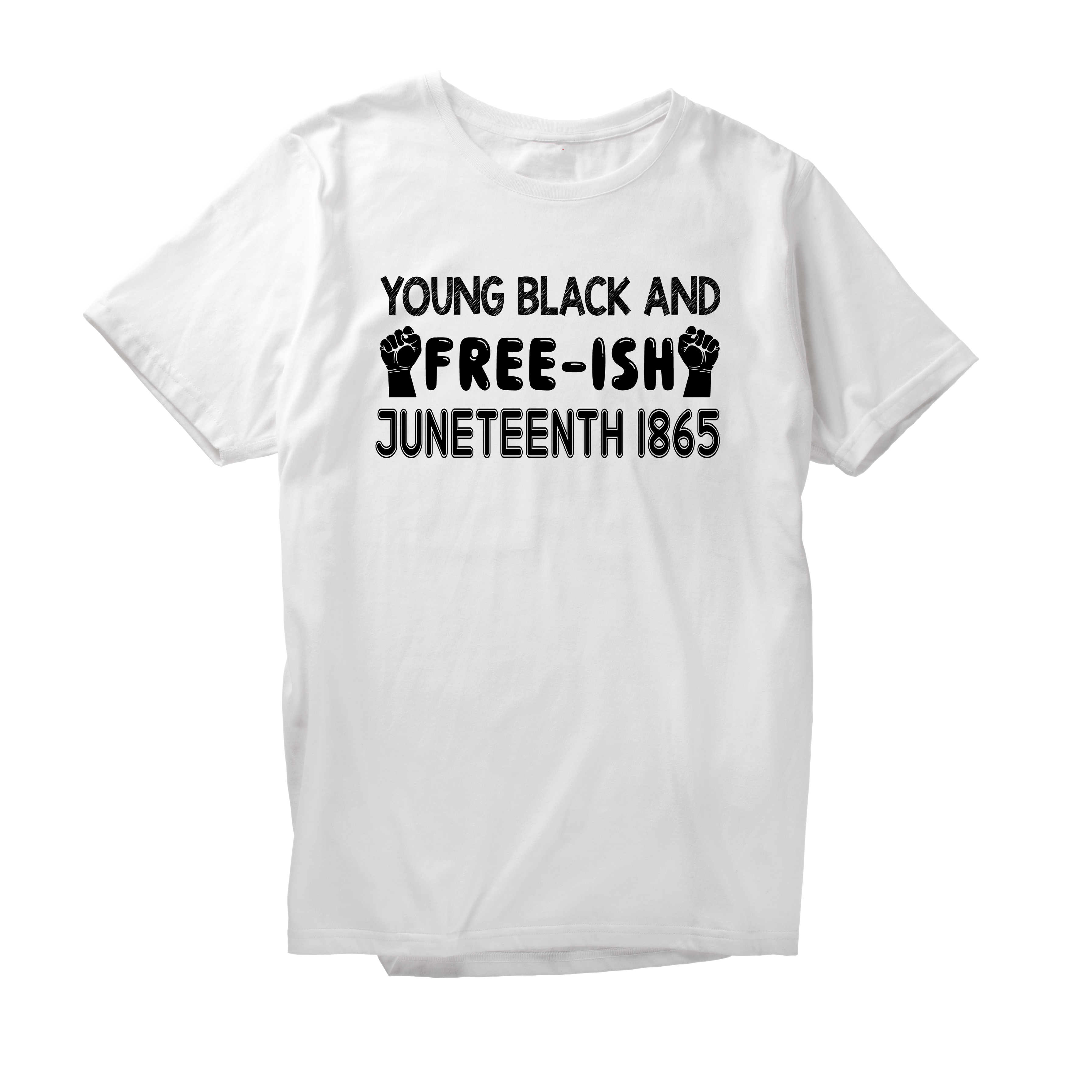 Alfaq Young black and free ish juneteenth 1865 T-Shirt