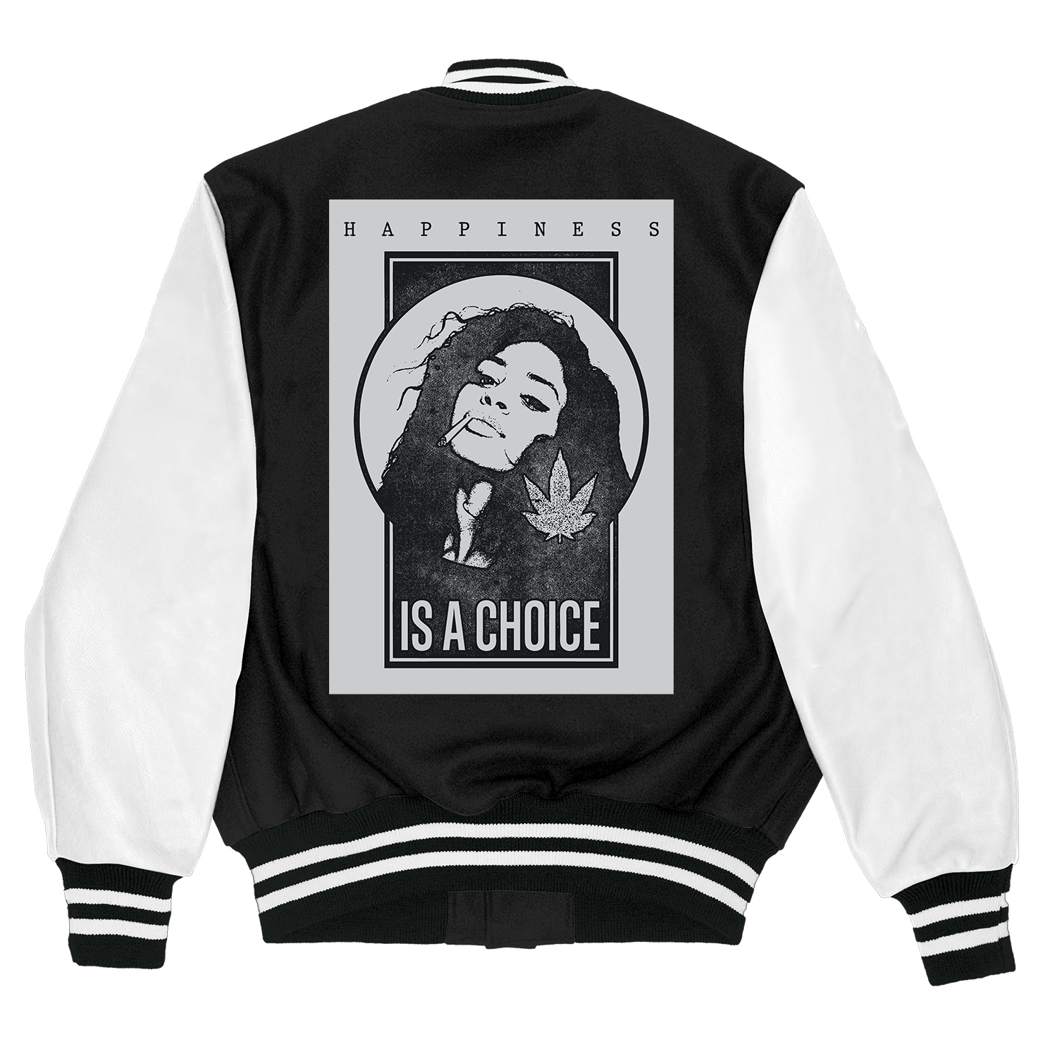 Alfaq happiness varsity jacket