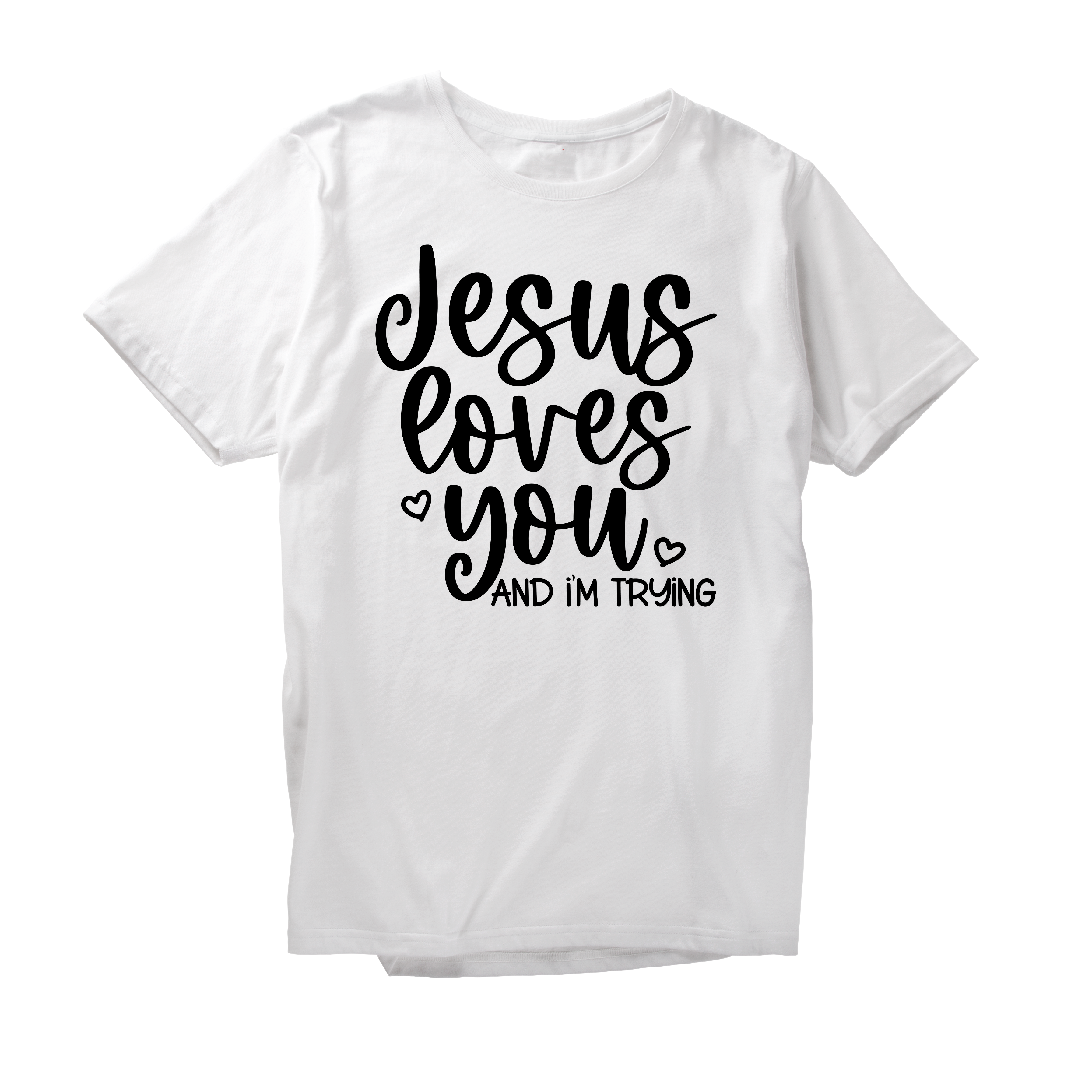 Alfaq jesus Loves You and Im Trying T-Shirt