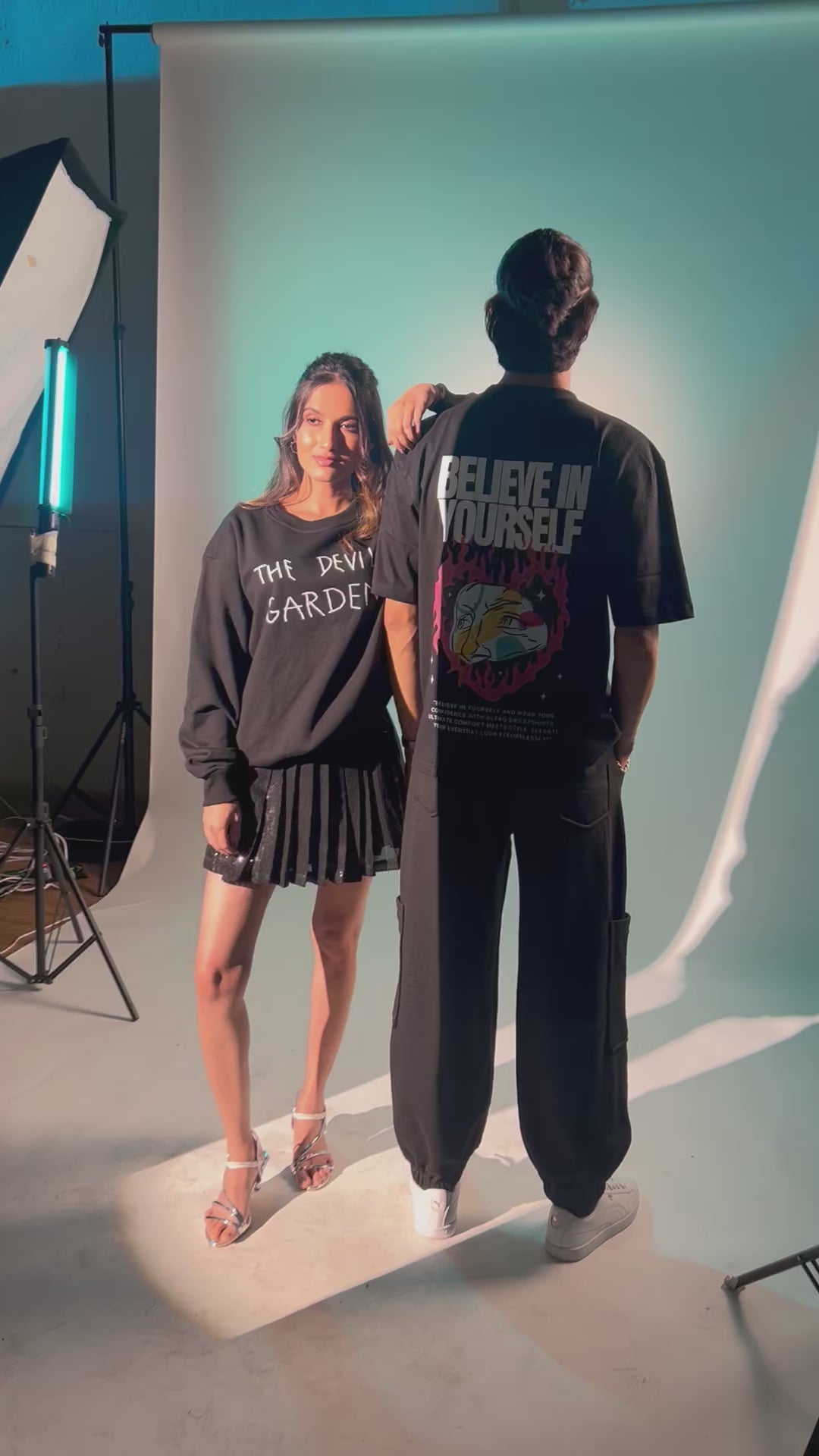 Alfaq Believe in Yourself Oversized T-shirt